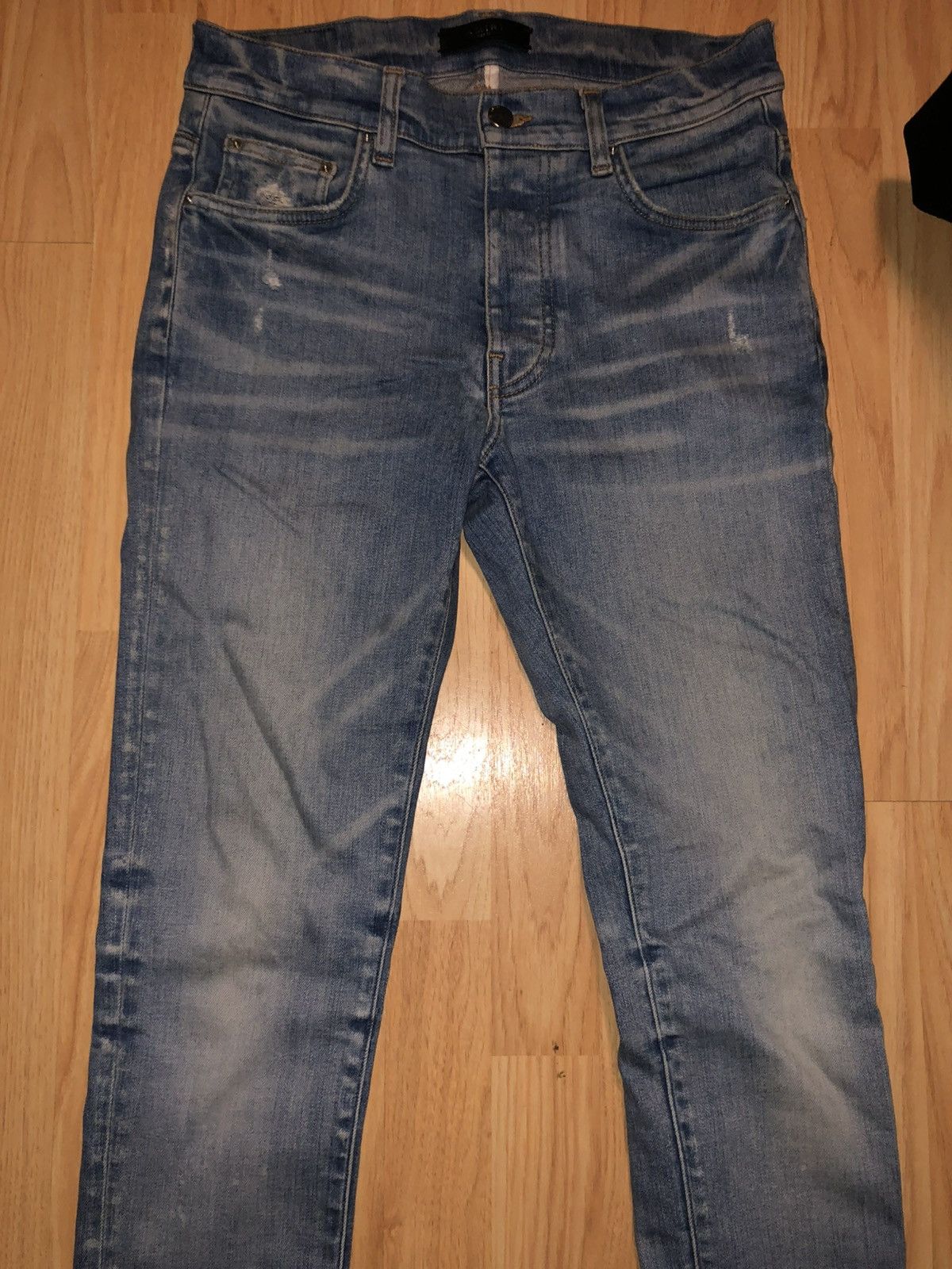 Amiri Amiri Stack Jean Antique Indigo - Size 31 Size US 31 - 3 Thumbnail