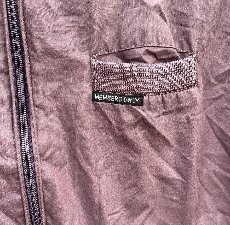 Members Only Vintage 80s Members Only Jacket Europe Craft Rose Mauve 40 Size US M / EU 48-50 / 2 - 7 Thumbnail