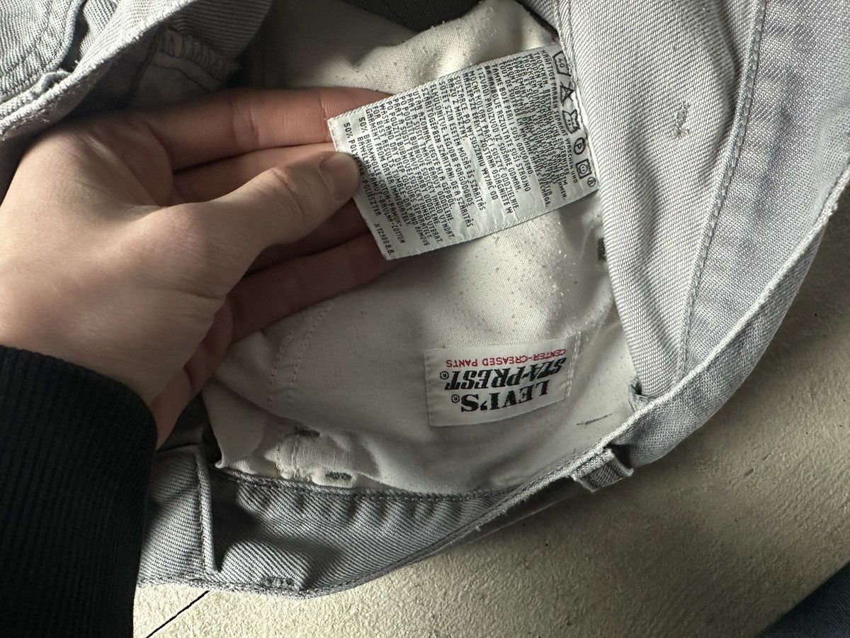 Levi's 🚨VNTG Levis Jeans STA PREST LEGEND y2k GRAY DENIM Size US 27 - 7 Thumbnail
