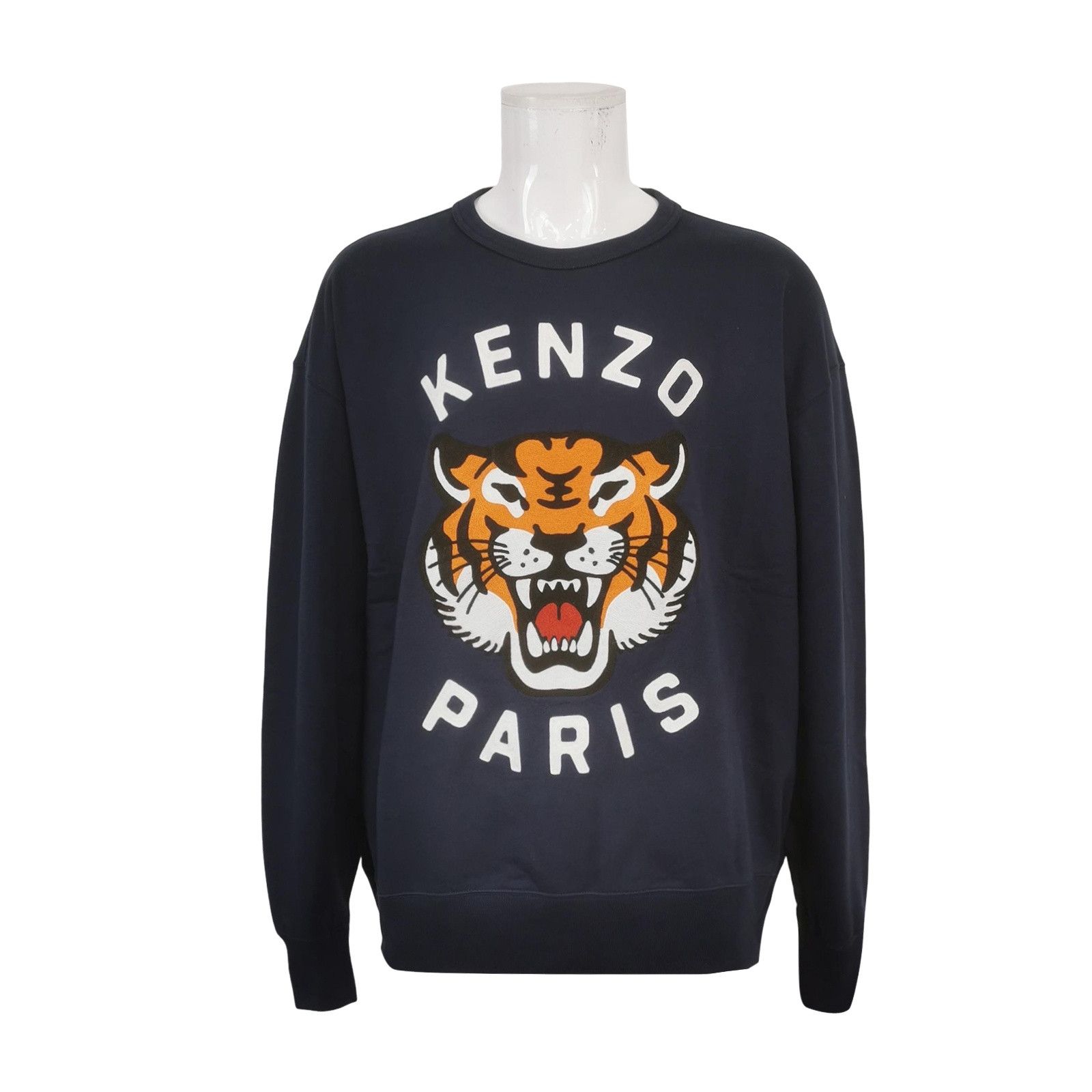 Kenzo Kenzo Tiger Head Logo Sweatshirt XL Size US XL / EU 56 / 4 - 1 Thumbnail