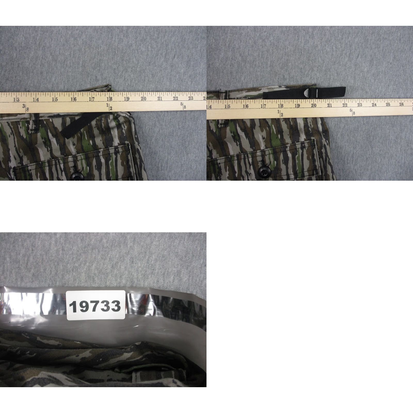 Vintage VINTAGE Pelican Brand Cargo Pants Mens 40x32 Woodland Camo Adjustable Waist USA Size US 40 / EU 56 - 9 Thumbnail