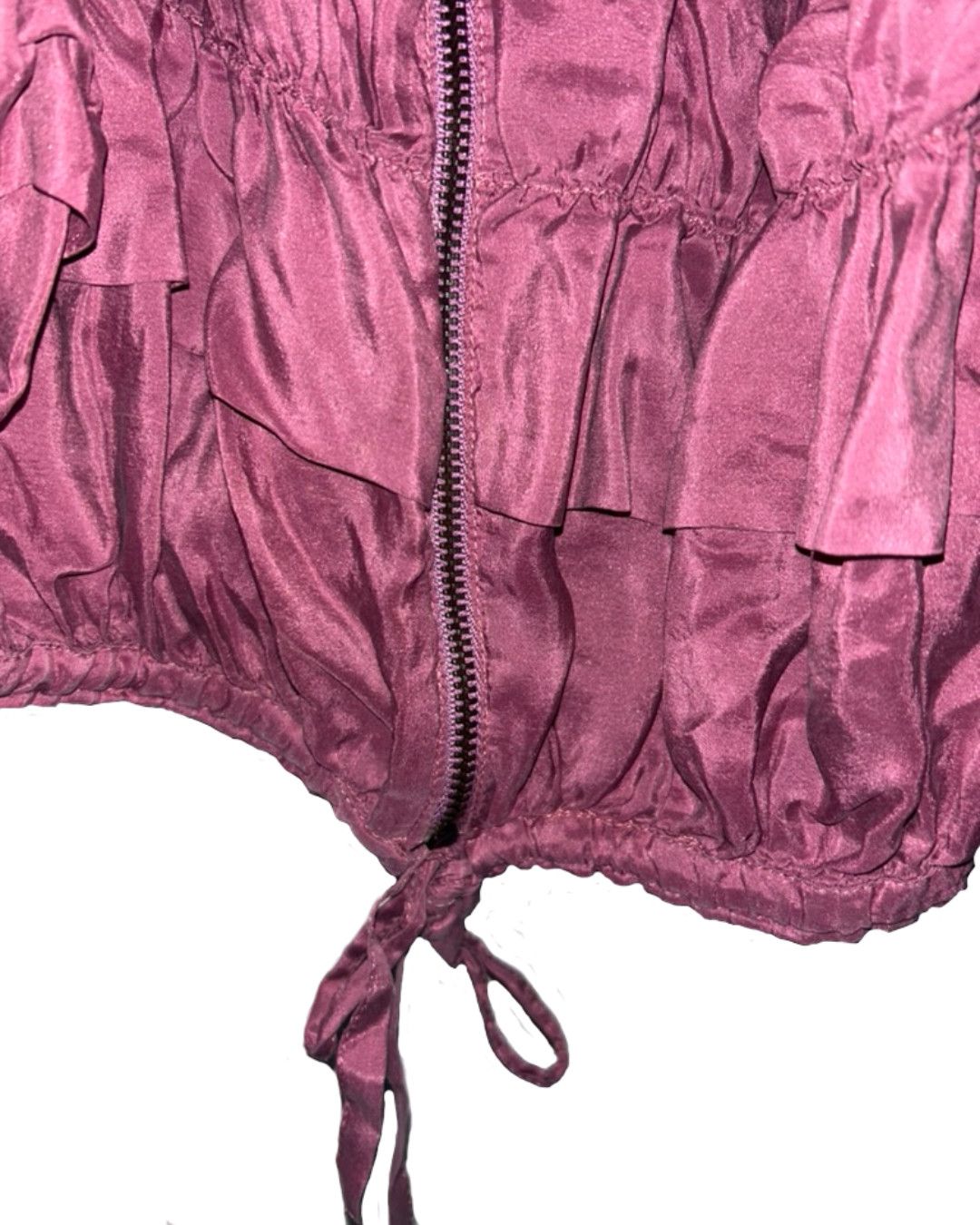 Jean Paul Gaultier Archival Jean Paul Gaultier 1990s Silk Ruffle Blouse/Jacket Size S / US 4 / IT 40 - 3 Thumbnail
