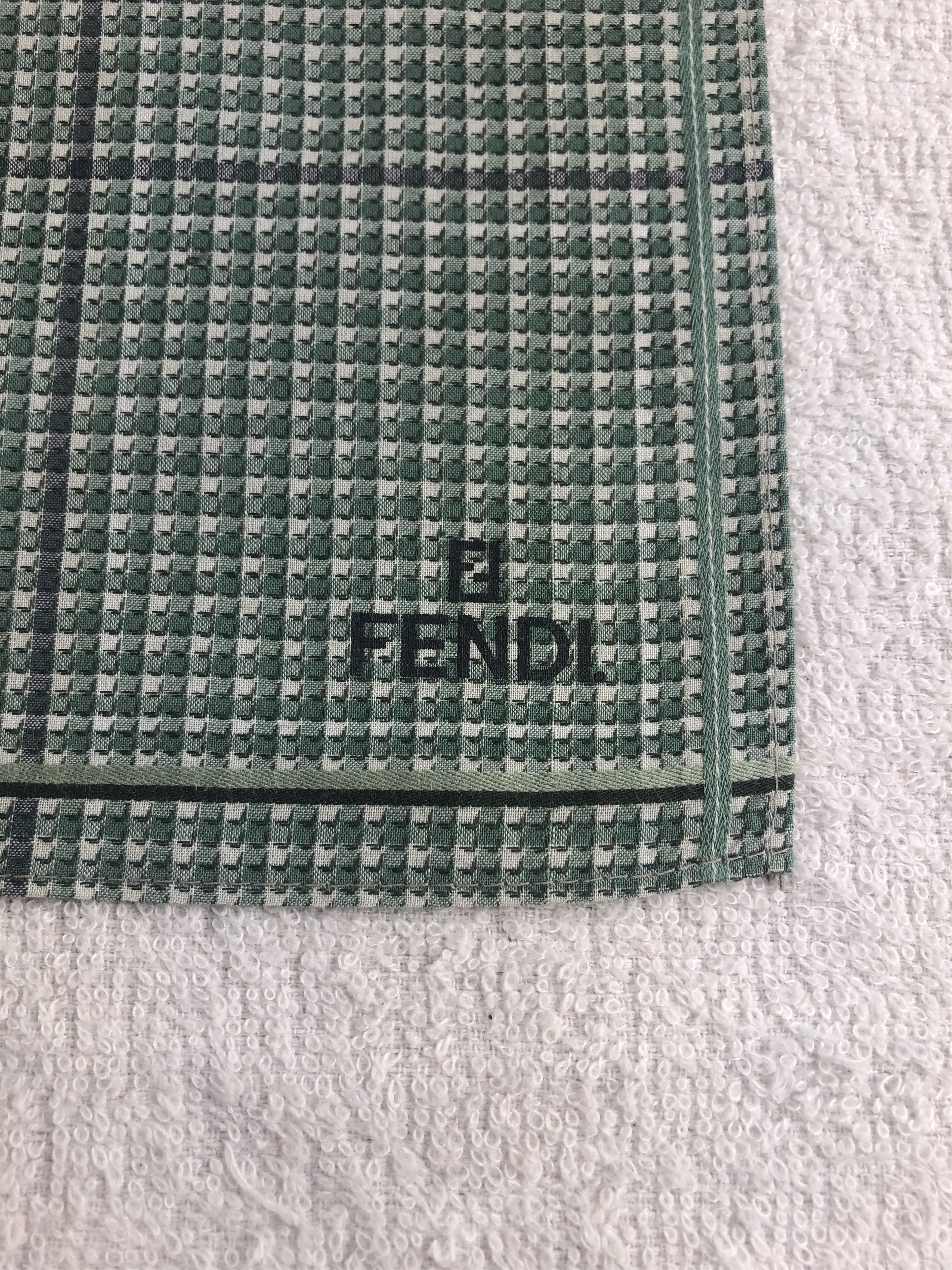 Vintage Fendi Handkerchief / Bandana / Neckerchief C075 Size ONE SIZE - 5 Thumbnail