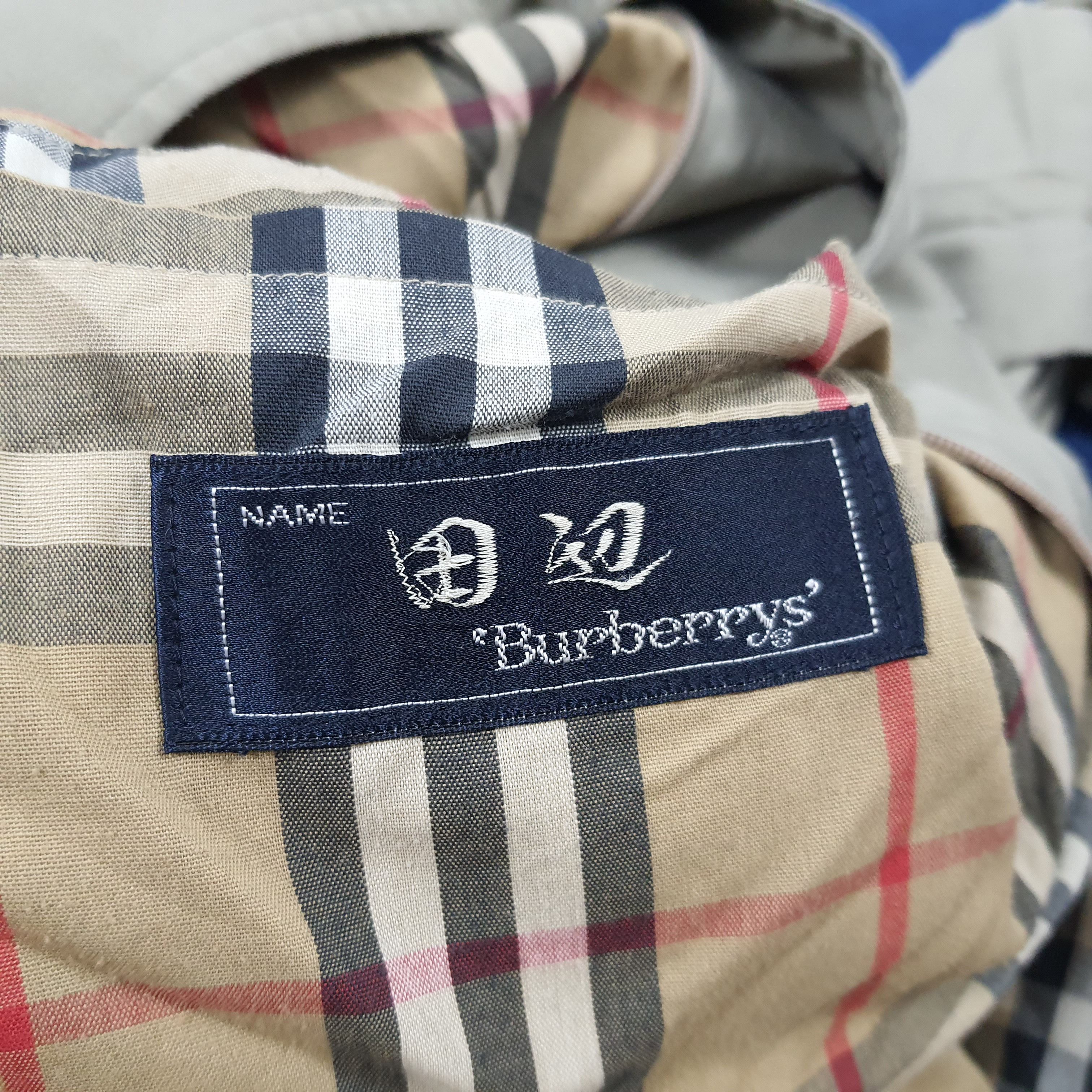 Burberry × Vintage Vintage Burberrys Nova Check Preppy Trench Coat Jacket Size US XL / EU 56 / 4 - 6 Thumbnail