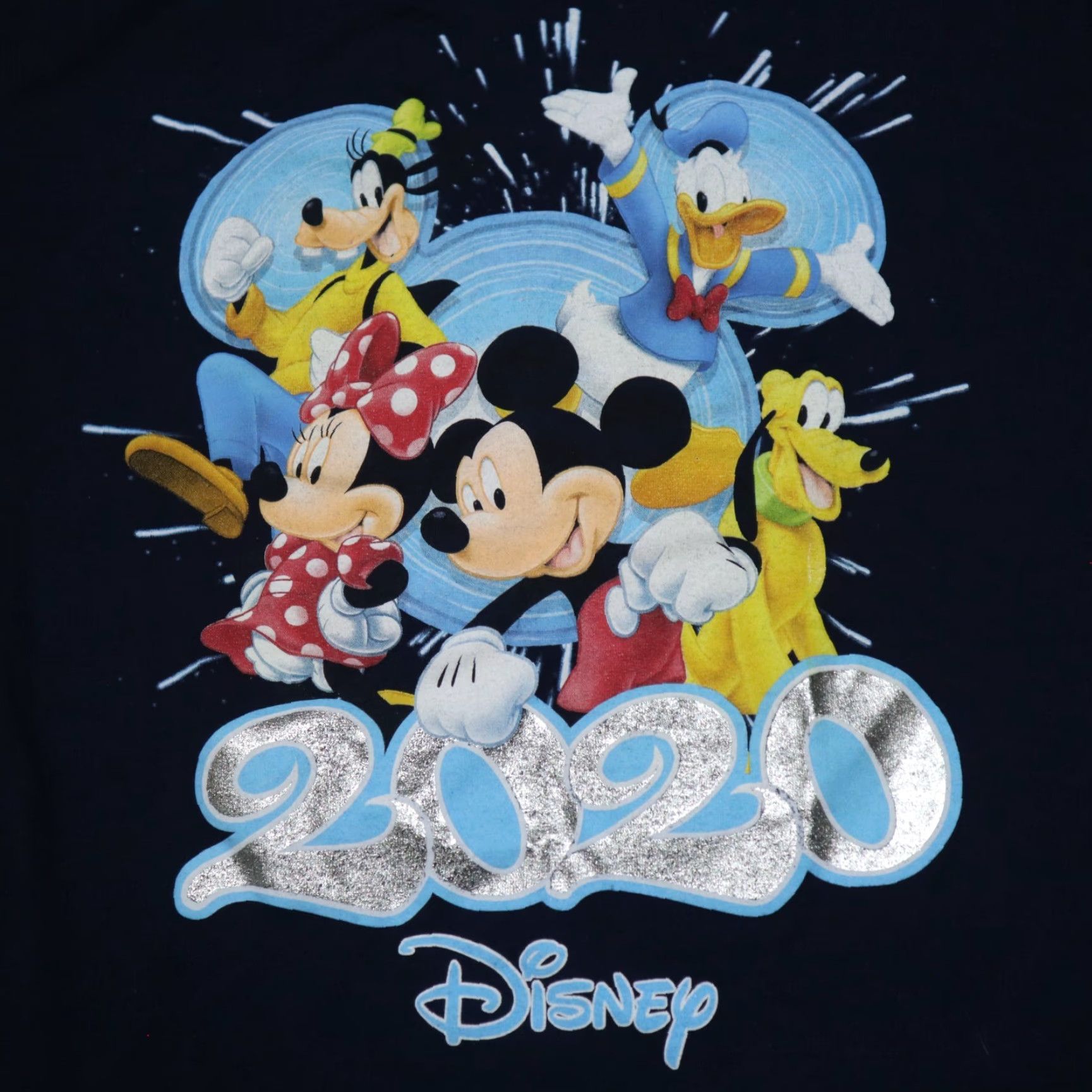 Disney Disney T-Shirt Blue Men M Disney World 2020 Mickey Minnie Goofy Snoopy Snow White Short Sleeve Crew Neck 90s Cartoon Graphic Print Size US M / EU 48-50 / 2 - 2 Thumbnail