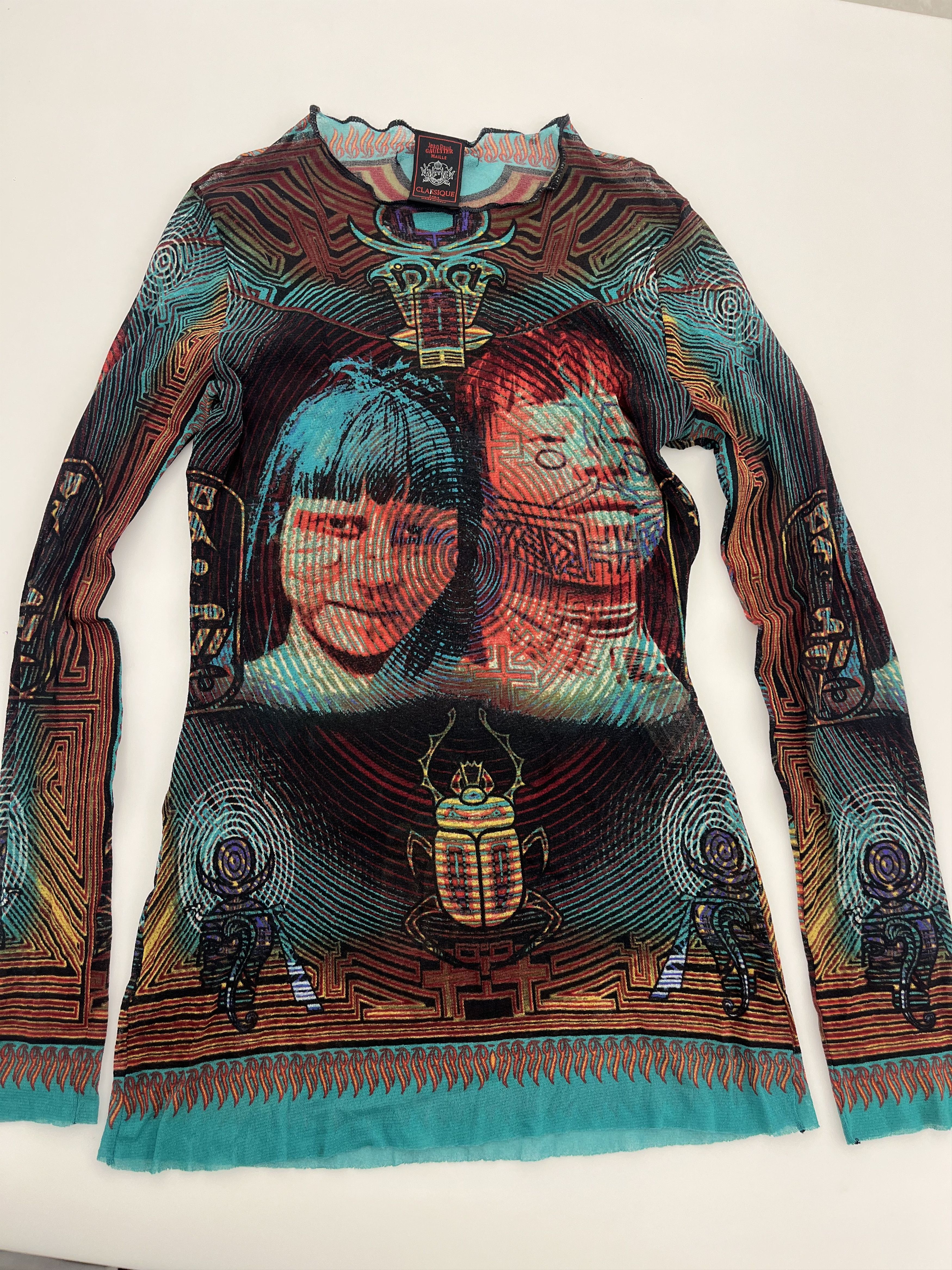 Jean Paul Gaultier JEAN PAUL GAULTIER F/W 1997 FIGHT RACISM MESH