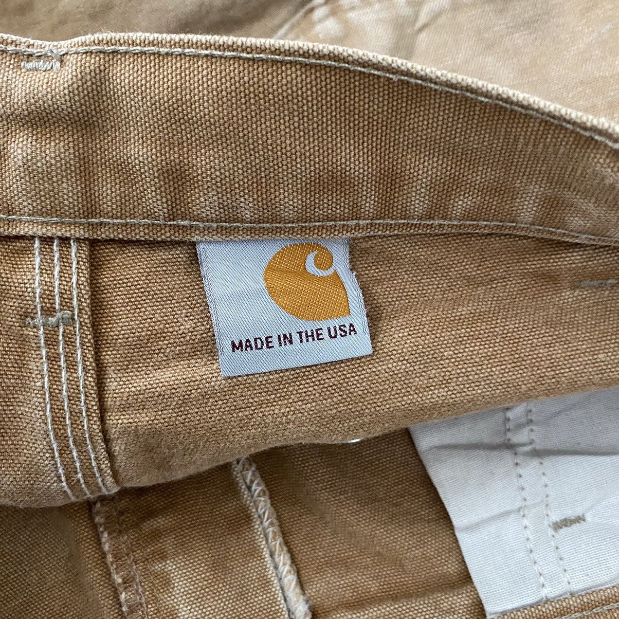 Carhartt Vintage Carhartt Double Knee Tan Dirty Carpenter Pants Size US 33 - 17 Thumbnail