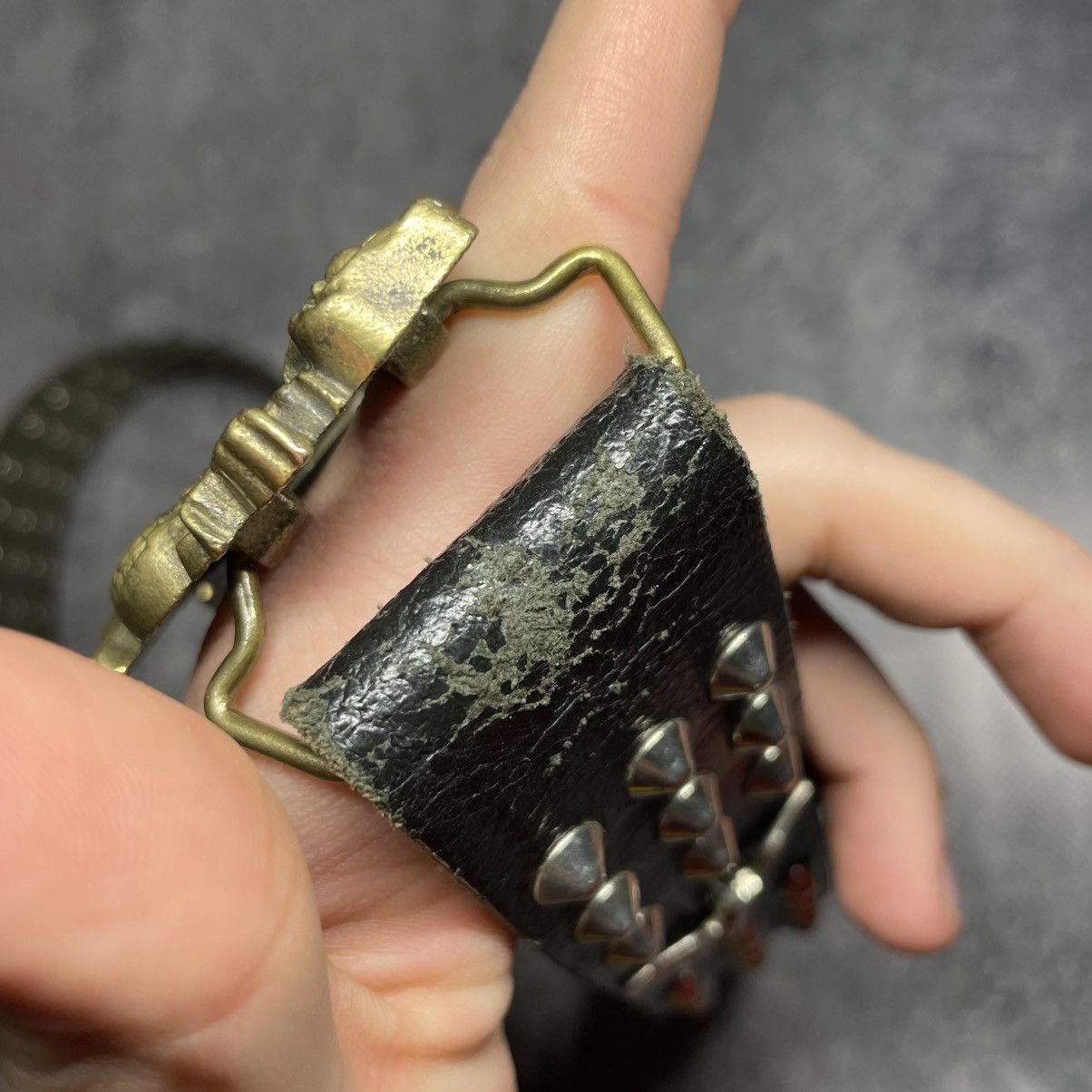Japanese Brand Vintage 70s 80s Baron Dragon Belt Buckle Brass Size ONE SIZE - 7 Thumbnail