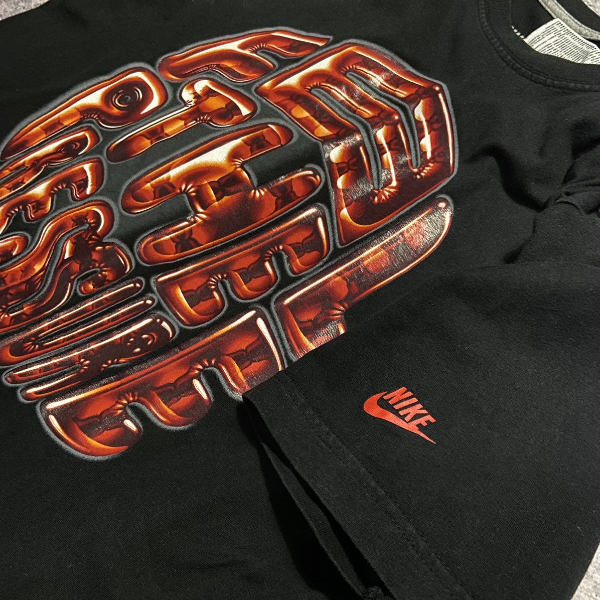 Nike × Vintage 📌 Vintage Y2K Nike Big 3D Print T-Shirt Size US M / EU 48-50 / 2 - 5 Thumbnail