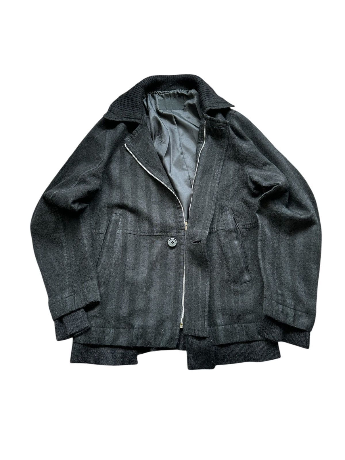 Japanese Brand 90's Pour Deux wool blend avant-garde jacket Size US M / EU 48-50 / 2 - 4 Thumbnail
