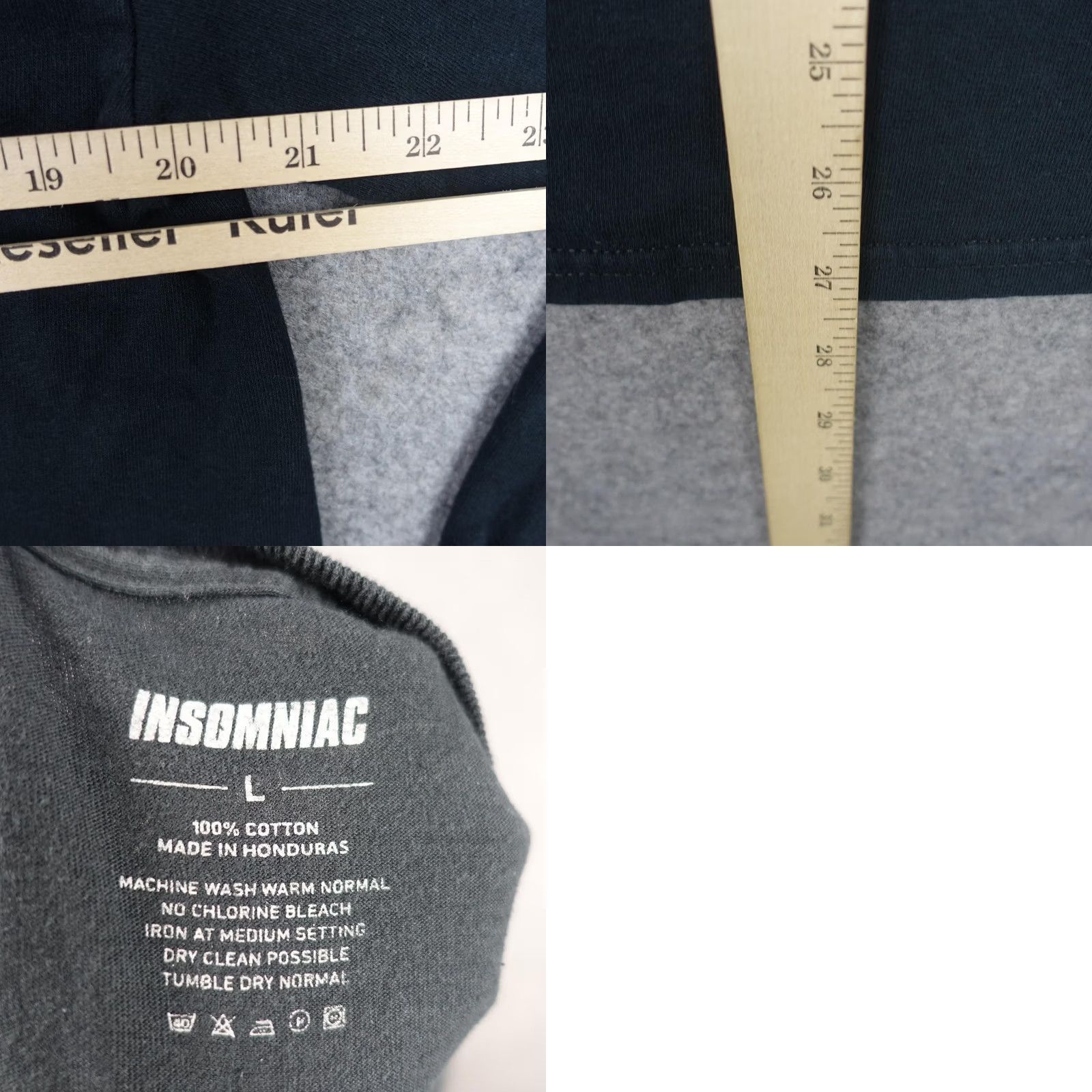 Vintage Insomniac Shirt Mens Large Black HARD Barbed Wire Graphic Long Sleeve EDM Tee Size US L / EU 52-54 / 3 - 8 Thumbnail