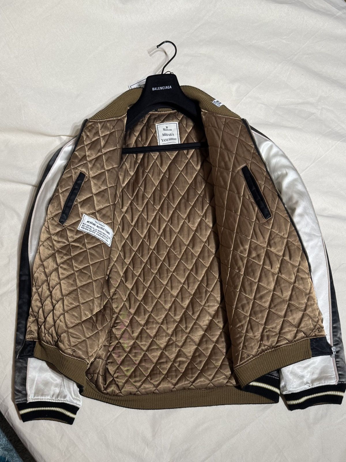 Maison MIHARA YASUHIRO FW24 VINTAGE BLACK BOMBER JACKET JAPANESE TOKIO TIGER Size US XL / EU 56 / 4 - 4 Thumbnail