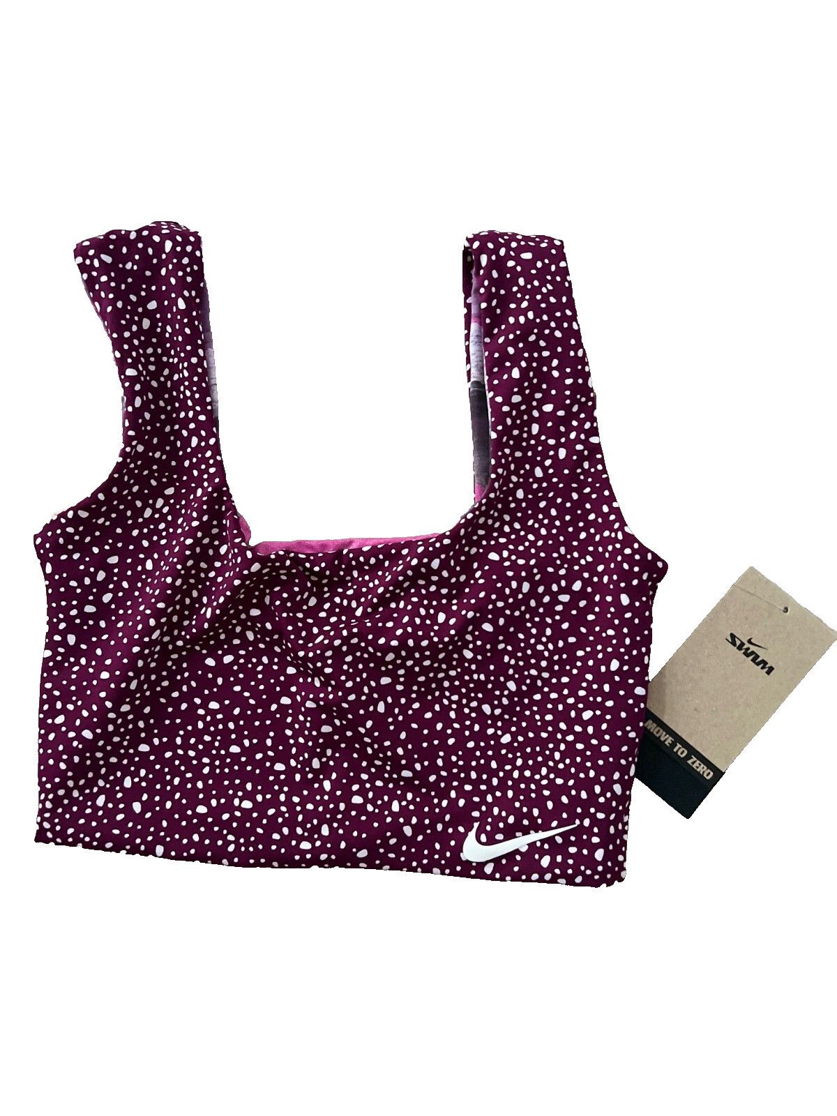 Nike Nike NESSC318 Swim Reversible Crop Top ( S ) Size S / US 4 / IT 40 - 1 Thumbnail