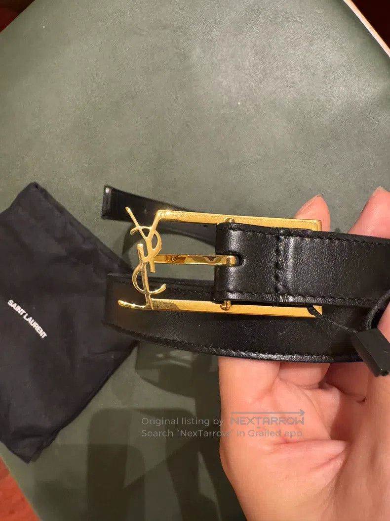 Saint Laurent Paris Saint Laurent Paris size 70 Belt Size ONE SIZE - 1 Thumbnail
