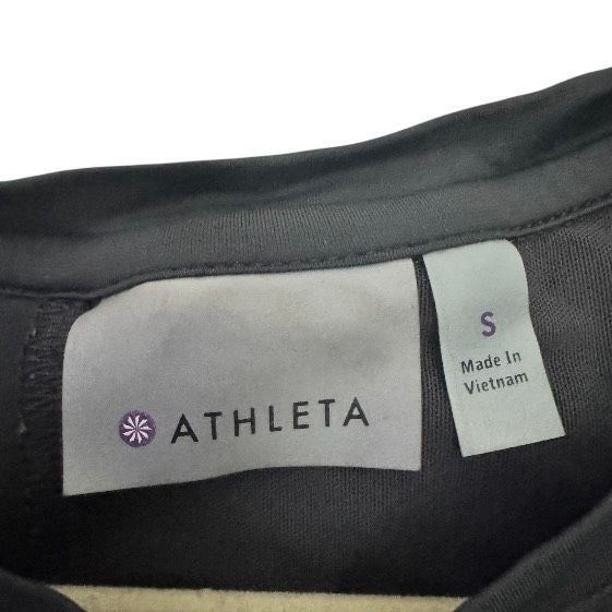 Athleta Athleta Dark Grey Draped Back Sleeveless Top Size S Size S / US 4 / IT 40 - 3 Thumbnail