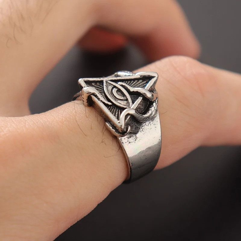 Jewelry × Vintage Retro Eye Octopus Ring Size ONE SIZE - 3 Thumbnail