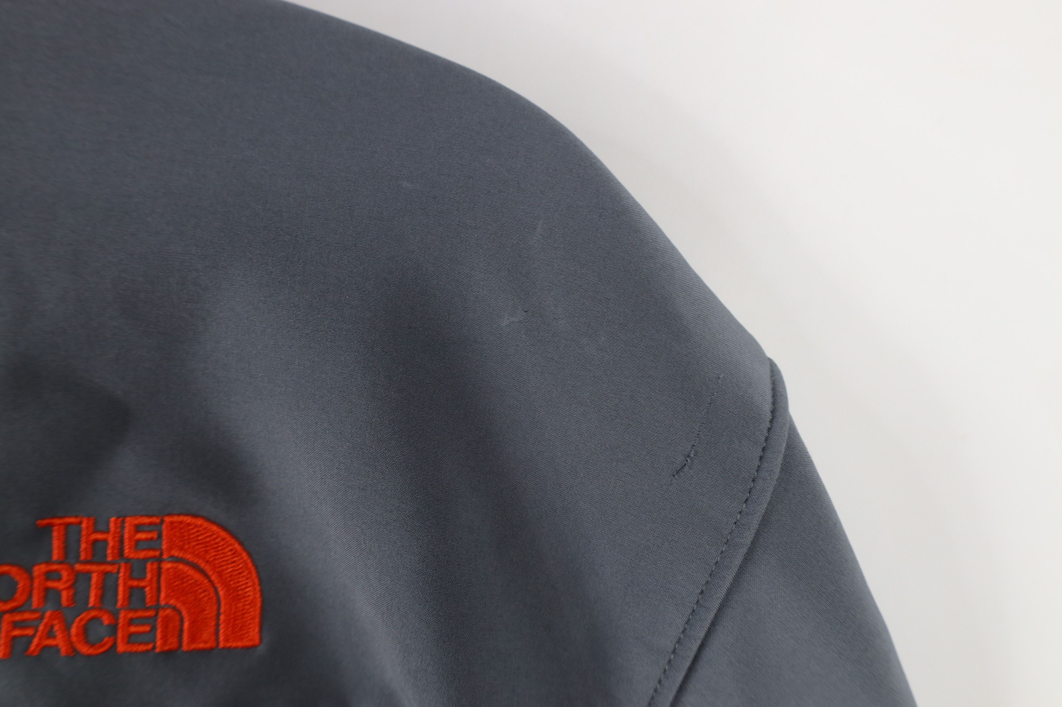 The North Face × Vintage The North Face Fleece Lined Full Zip Soft Shell Jacket Gray Size US L / EU 52-54 / 3 - 15 Thumbnail