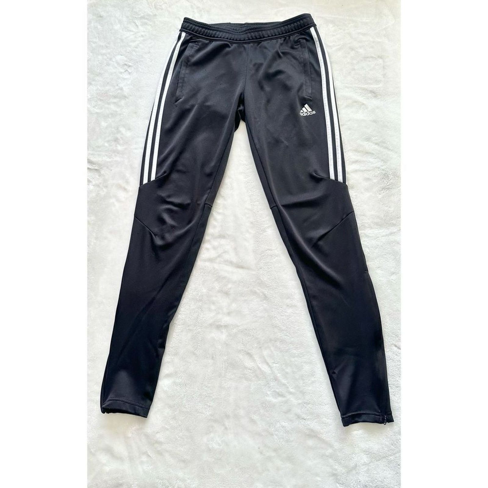 Adidas Adidas Women's White Stripe Track Pants - Size Small Size 26" / US 2 / IT 38 - 2 Thumbnail