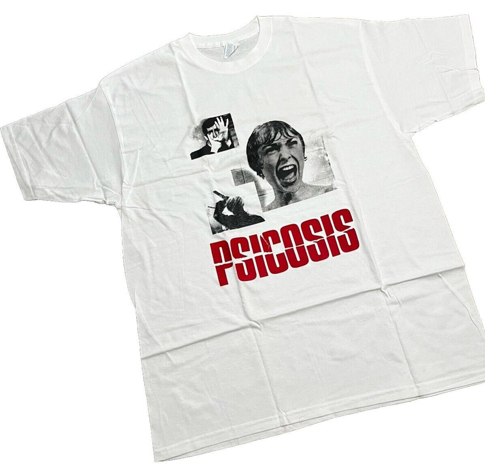 Designer Vintage Psicosis Psycho horror t-shirt Mexican XL Deadstock Size US XL / EU 56 / 4 - 1 Thumbnail
