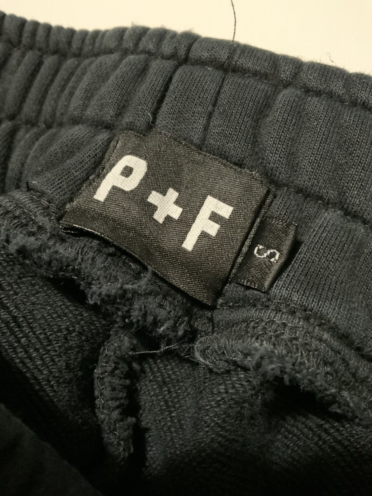 Places + Faces Places + Faces Signature Black Terry Jogger Track Pants Size US 30 / EU 46 - 4 Thumbnail