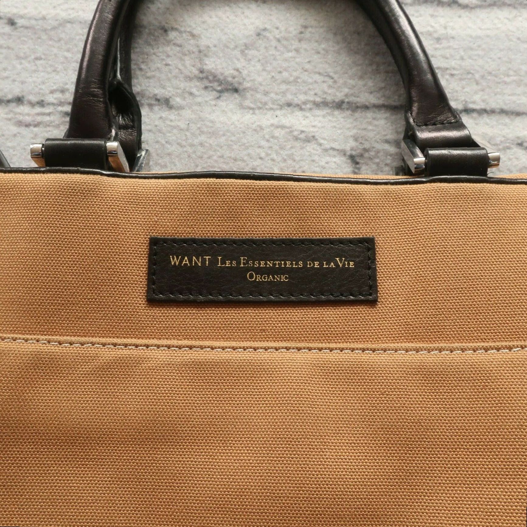 WANT Les Essentiels WANT Les Essentiels De La Vie Organic Satchel Briefcase Bag Men Brown Color Size ONE SIZE - 3 Thumbnail