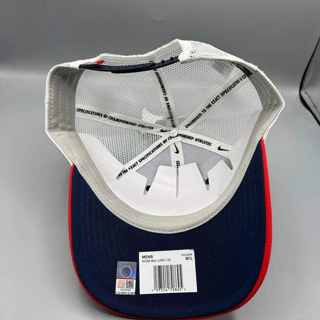 Nike Arizona Wildcats x Nike Rise Trucker Hat Men M-L Snap Back Size ONE SIZE - 2 Thumbnail