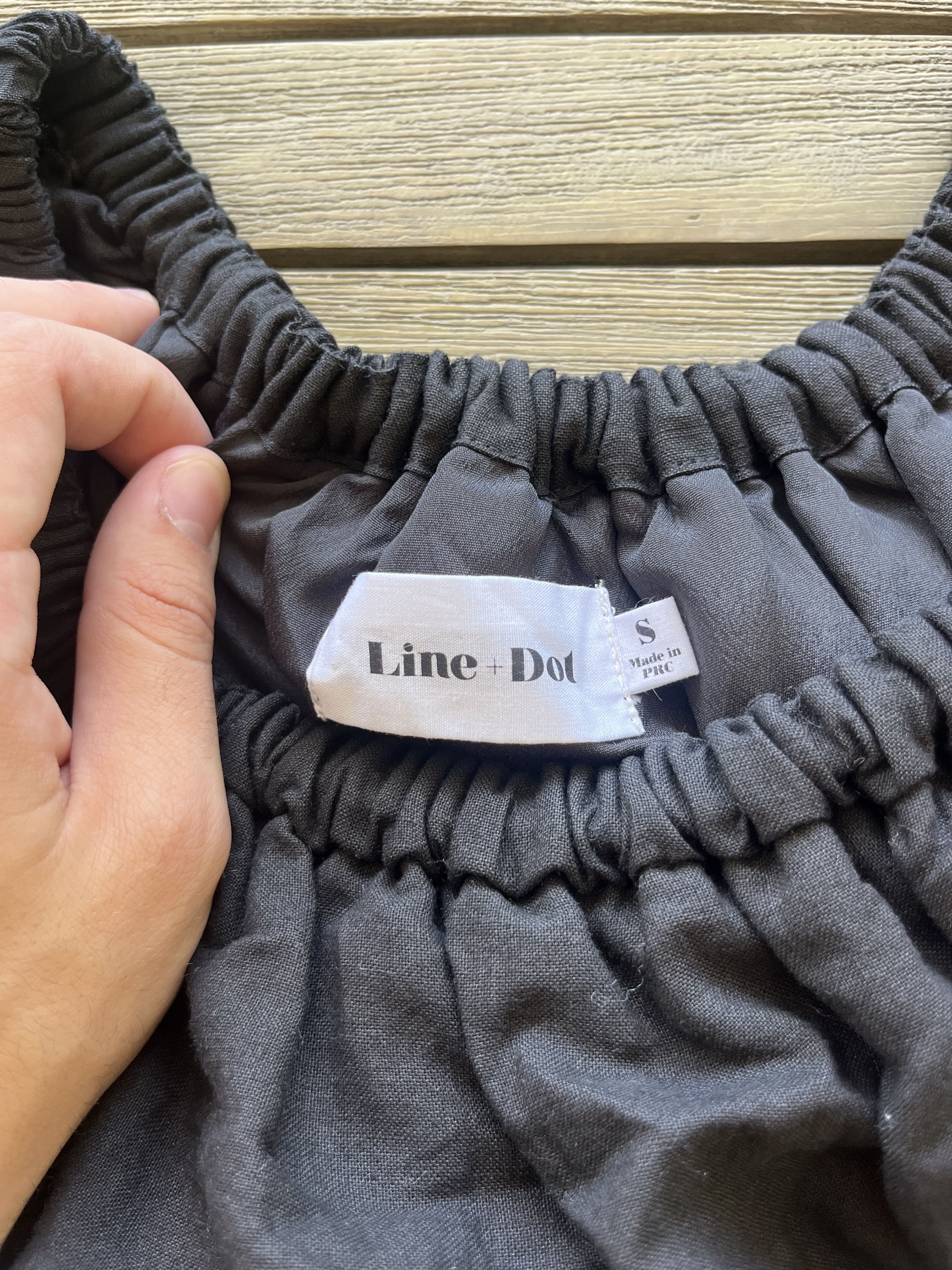 Vintage Line + Dot Black Dress Size S / US 4 / IT 40 - 2 Thumbnail