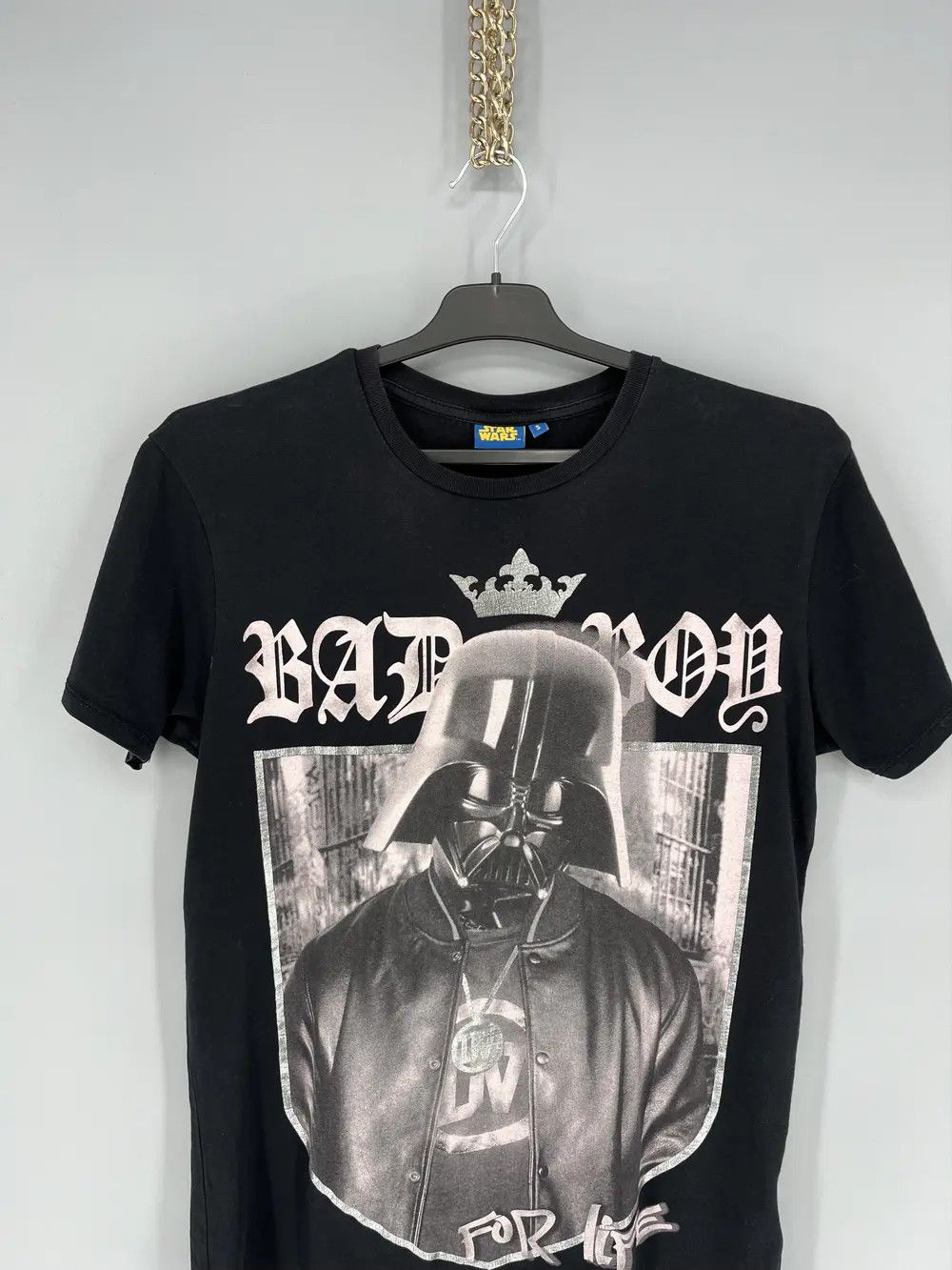 Star Wars Vintage Star Wars Parody Black Boys Mens Tshirt Darth Vader Size US S / EU 44-46 / 1 - 6 Thumbnail