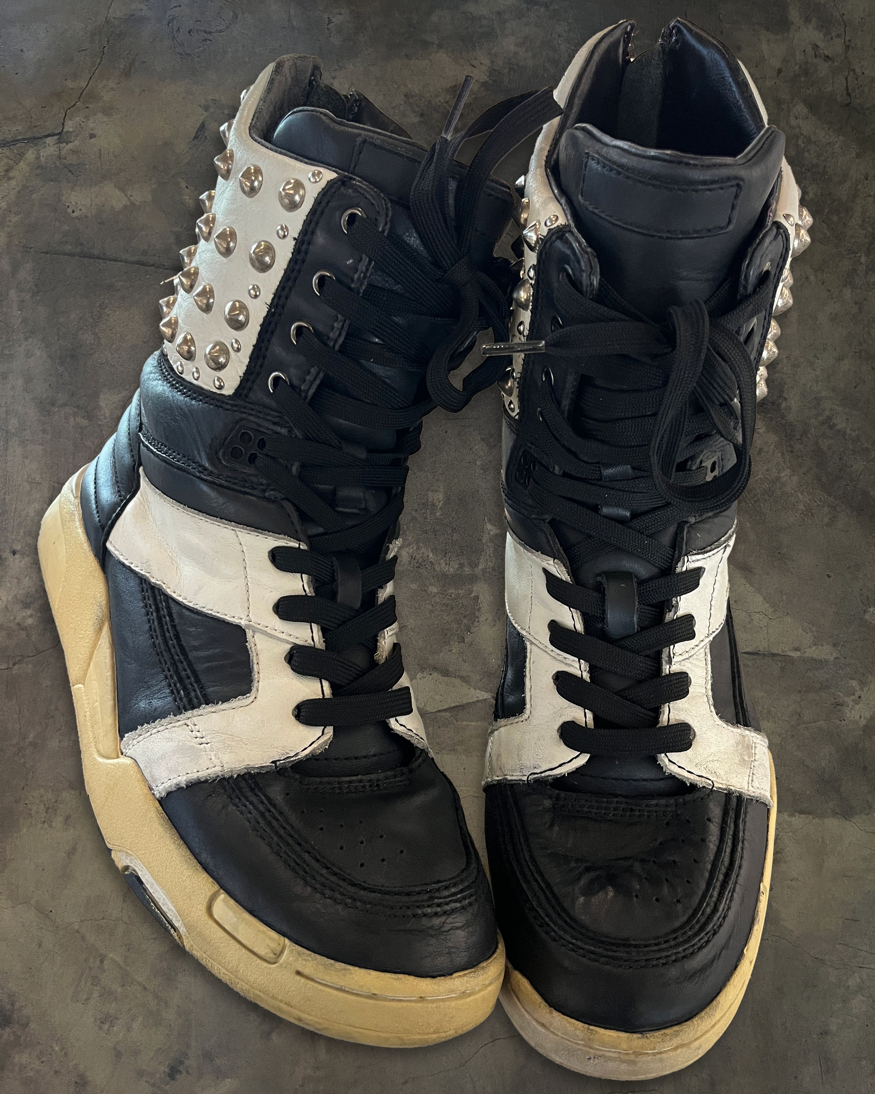 Diet Butcher Slim Skin DIET BUTCHER STUDDED MEGA HIGH TOPS