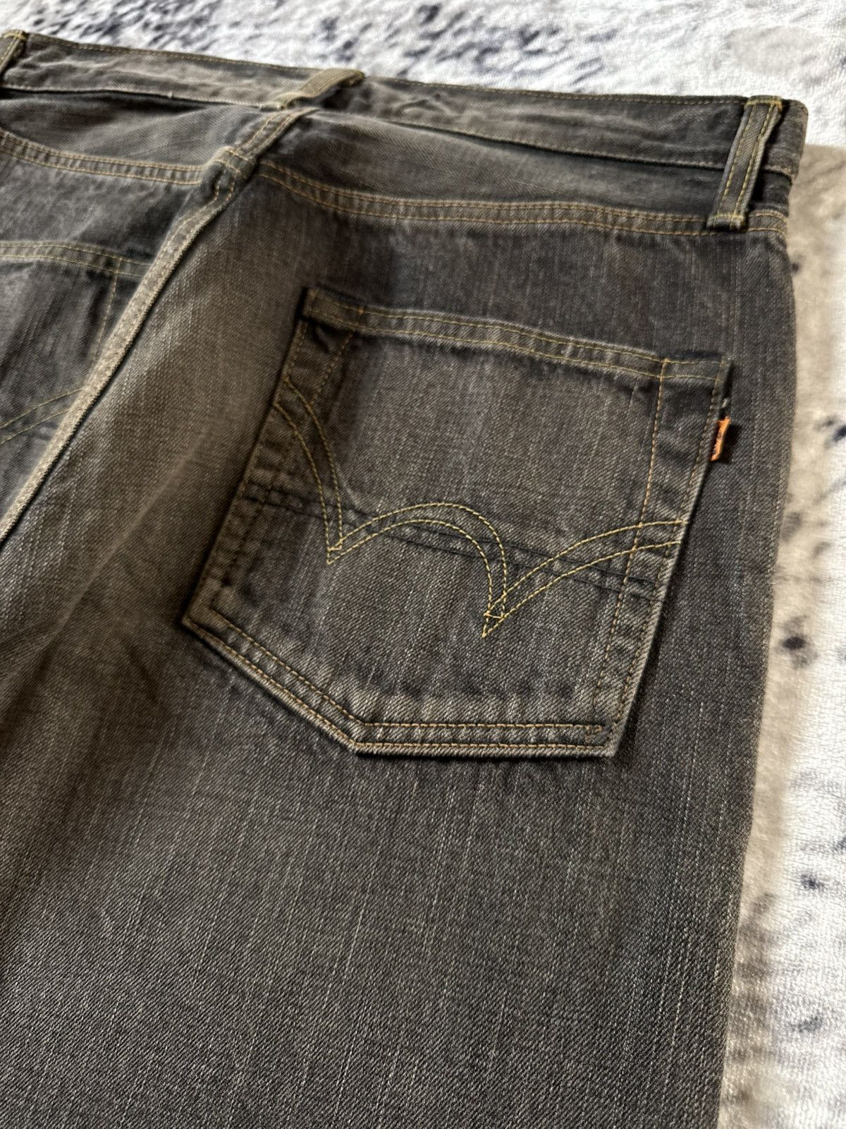 Edwin Rare Edwin 505 13.5 Oz Selvedge Wide Baggy Redline Jeans Size US 32 / EU 48 - 20 Thumbnail