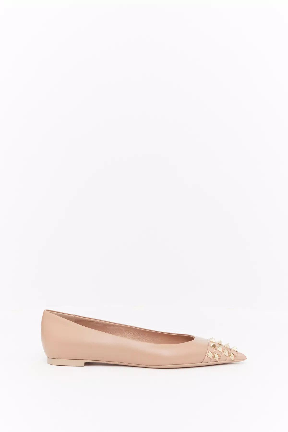 Valentino o1s1wg111125 Patent Leather Ballerinas in Light Pink Size US 10 / IT 40 - 1 Thumbnail