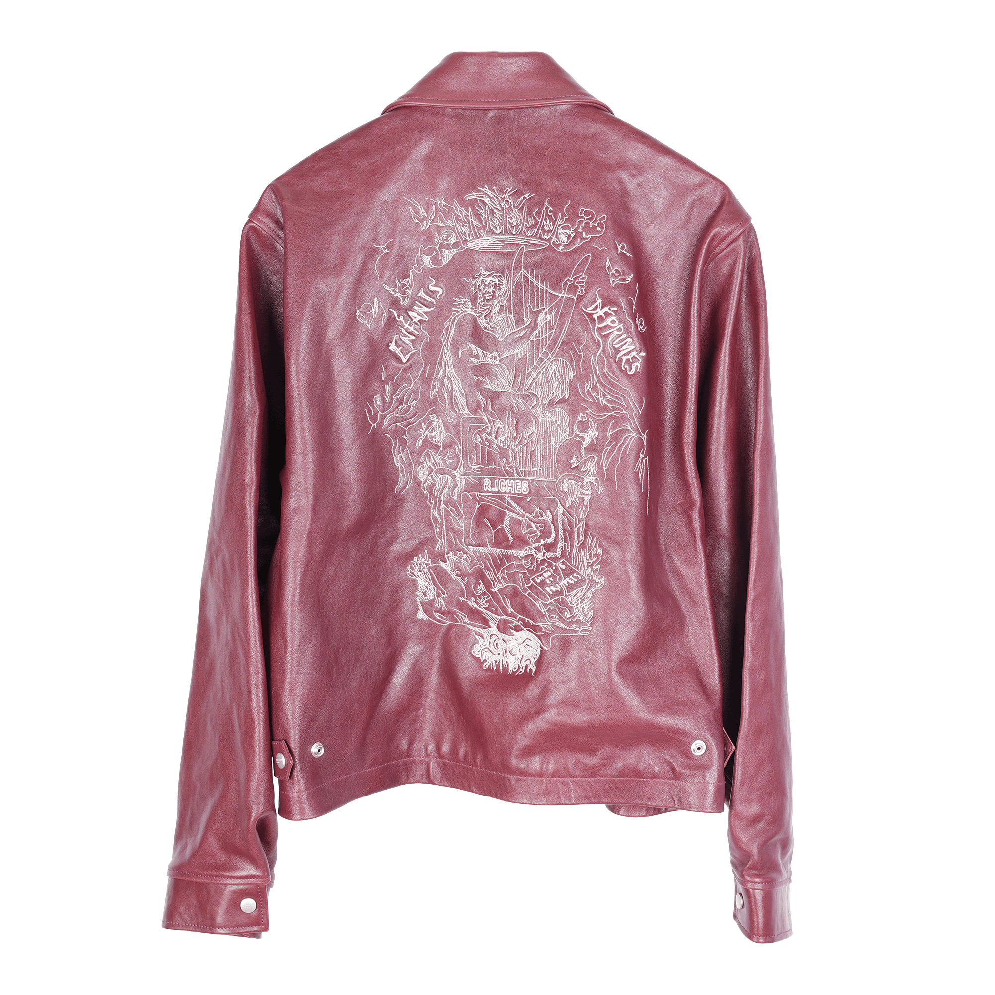 Enfants Riches Deprimes ERD PRINCIPE DE L'AMOUR RED LEATHER JACKET Size US XXL / EU 58 / 5 - 1 Thumbnail