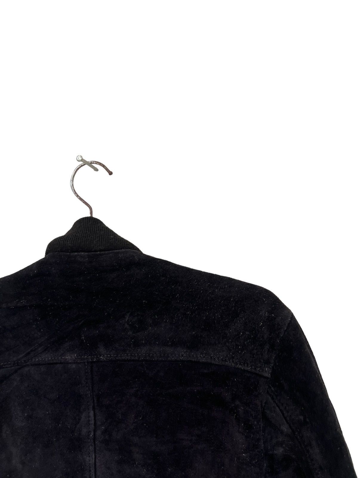 Schott 80s Schott N.Y.C. Patina Black Suede Leather Bomber Jacket Size US M / EU 48-50 / 2 - 12 Thumbnail