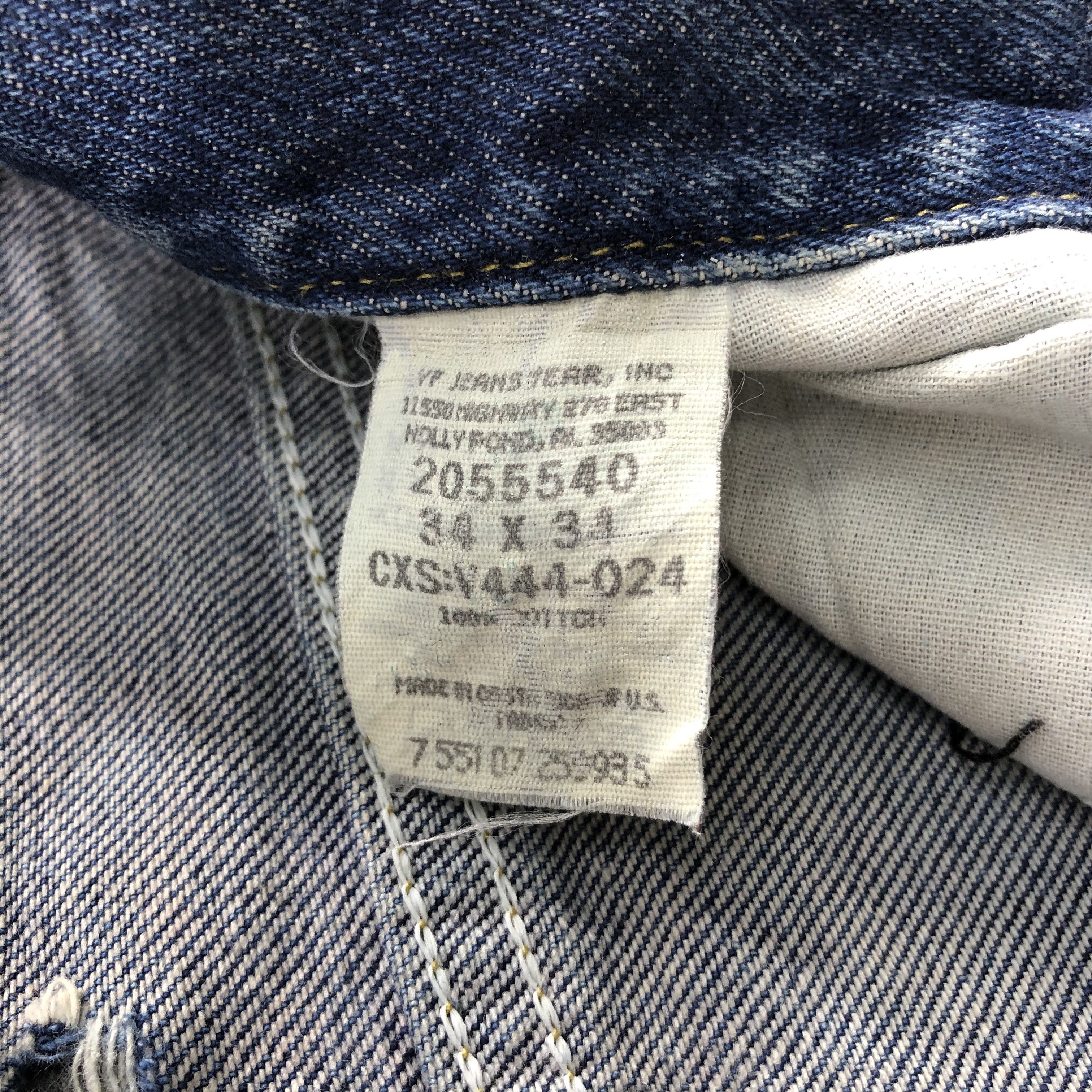 Lee Vintage Blue Wash Lee Jeans-J2142 Size US 34 / EU 50 - 10 Thumbnail