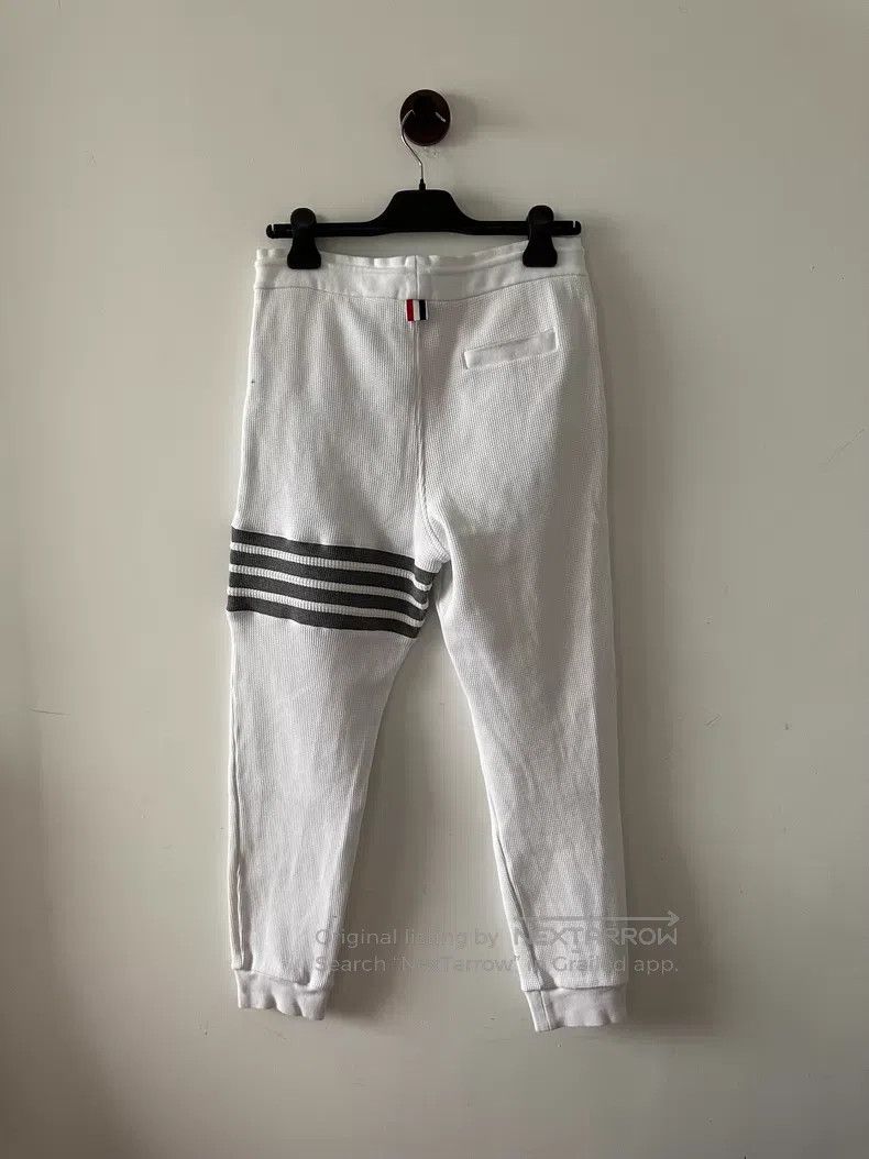 Thom Browne Thom Browne size 2 White Waffle Sweatpants Size US 28 / EU 44 - 2 Thumbnail