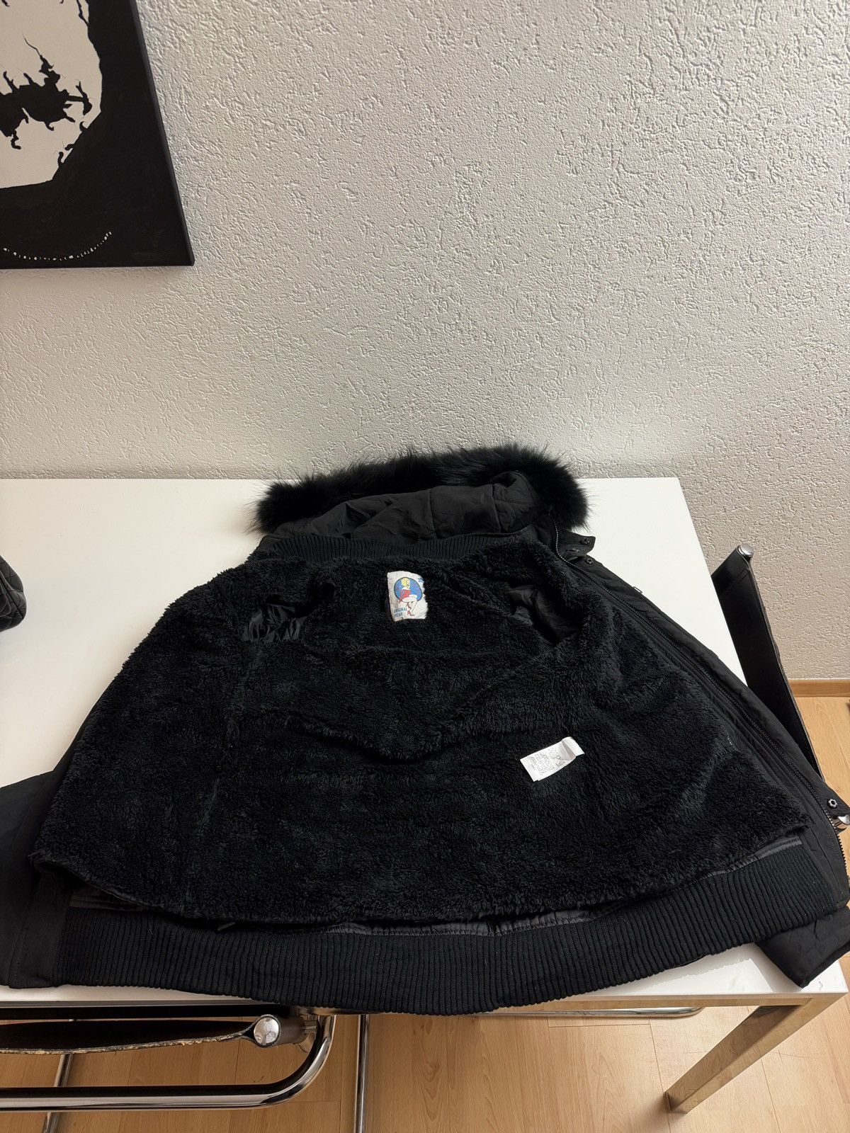 SLY SLY Black Coat with Fur Hood (short) Size US S / EU 44-46 / 1 - 13 Thumbnail