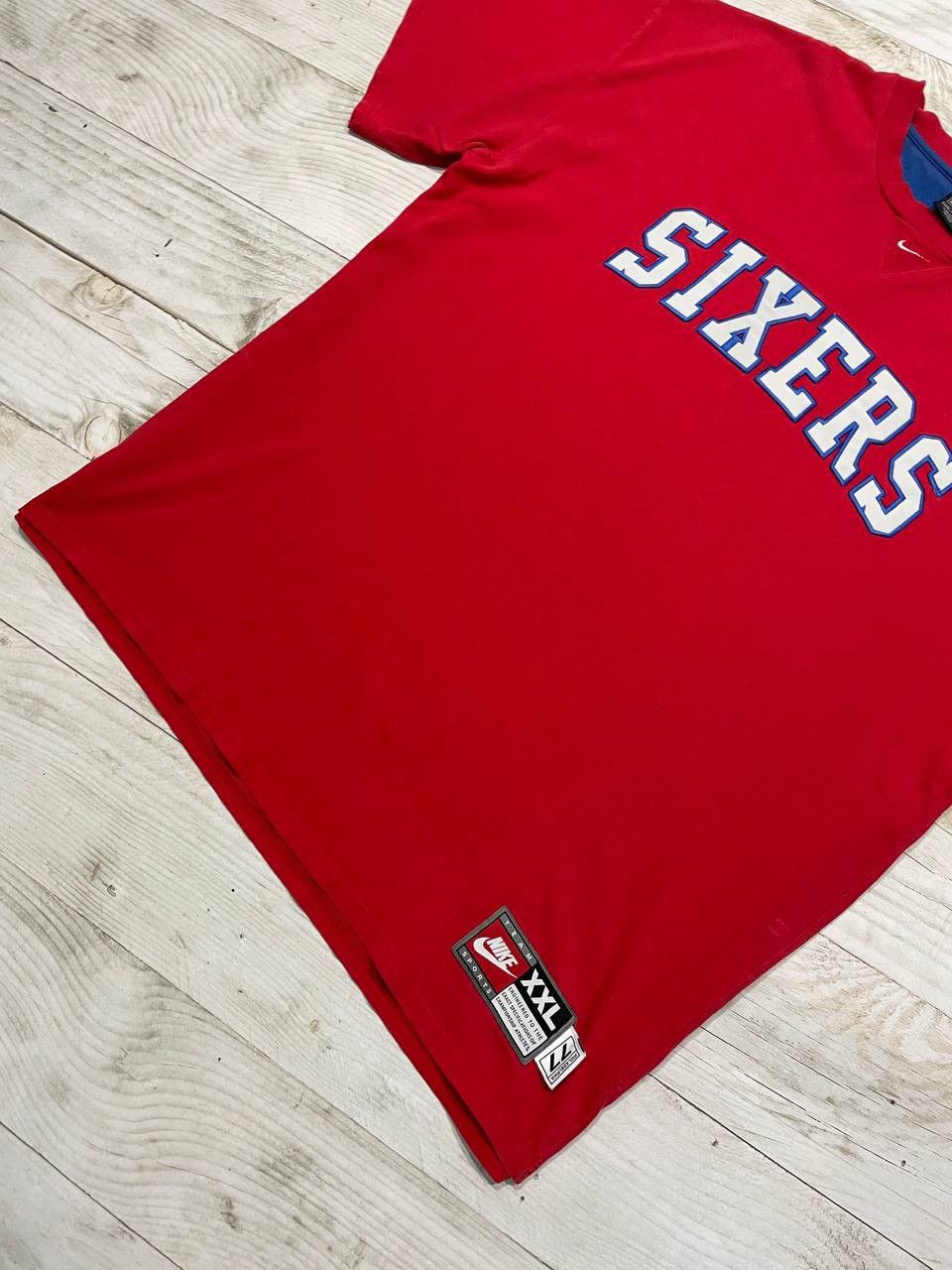 Nike Vintage Nike Philadelphia Sixers NBA T-Shirt 76ers 00s Size US XXL / EU 58 / 5 - 3 Thumbnail
