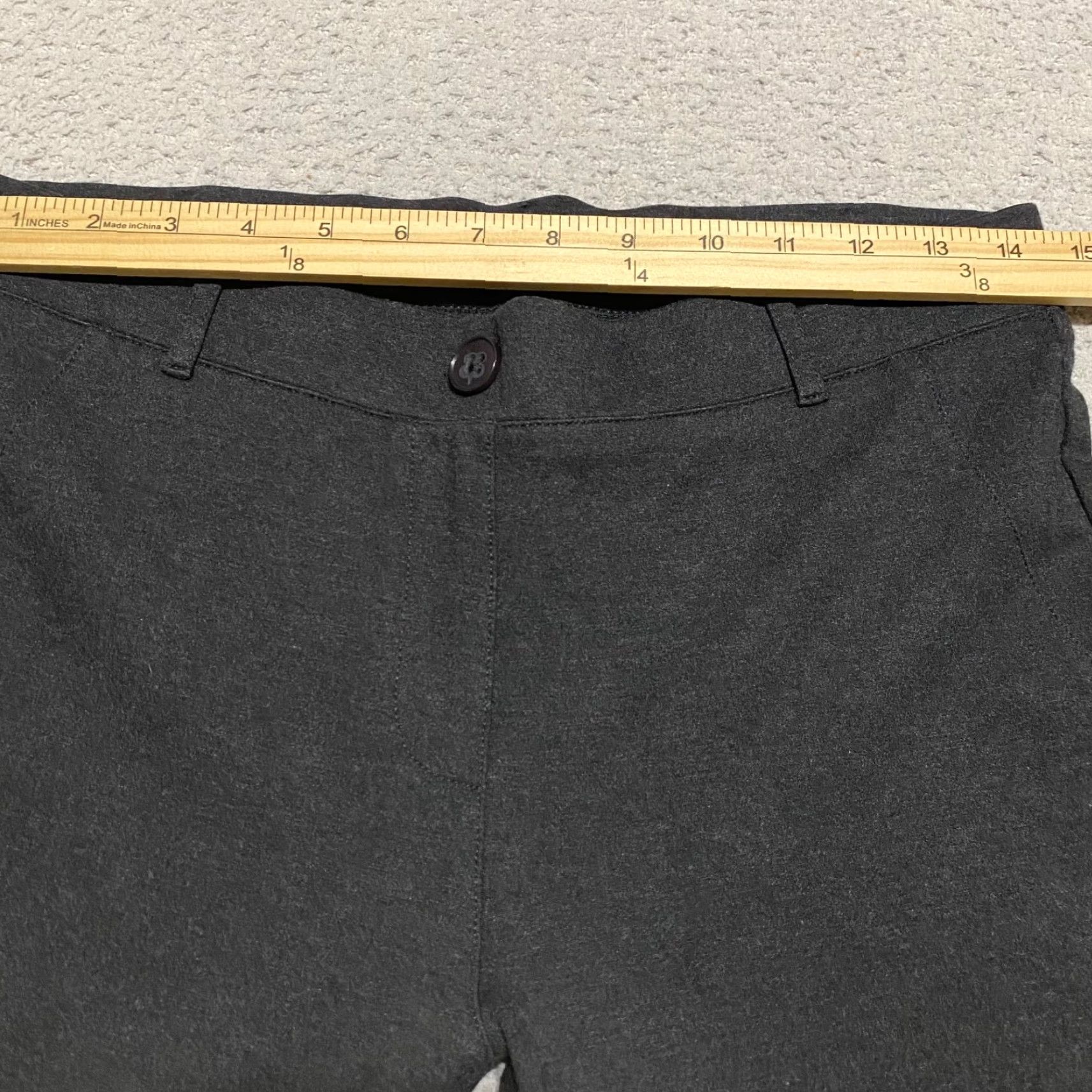 Vintage **Gray Mid Rise Petites Betabrand Womens Pull On Dress Pants** User: Gray Mid Rise Petites Betabrand Womens Pull On Dress Pants Size 32" / US 10 / IT 46 - 5 Thumbnail