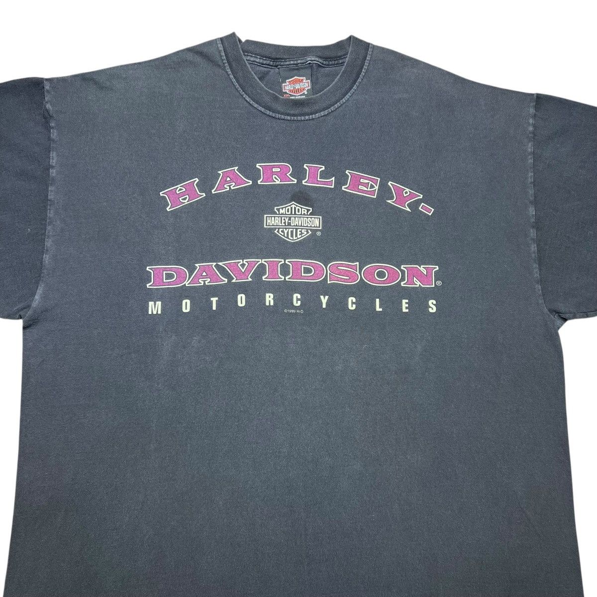 Harley Davidson × Vintage 1999 Harley Davidson Motorcycles 3D Spell Out Graphic Tee Size US XXL / EU 58 / 5 - 4 Thumbnail