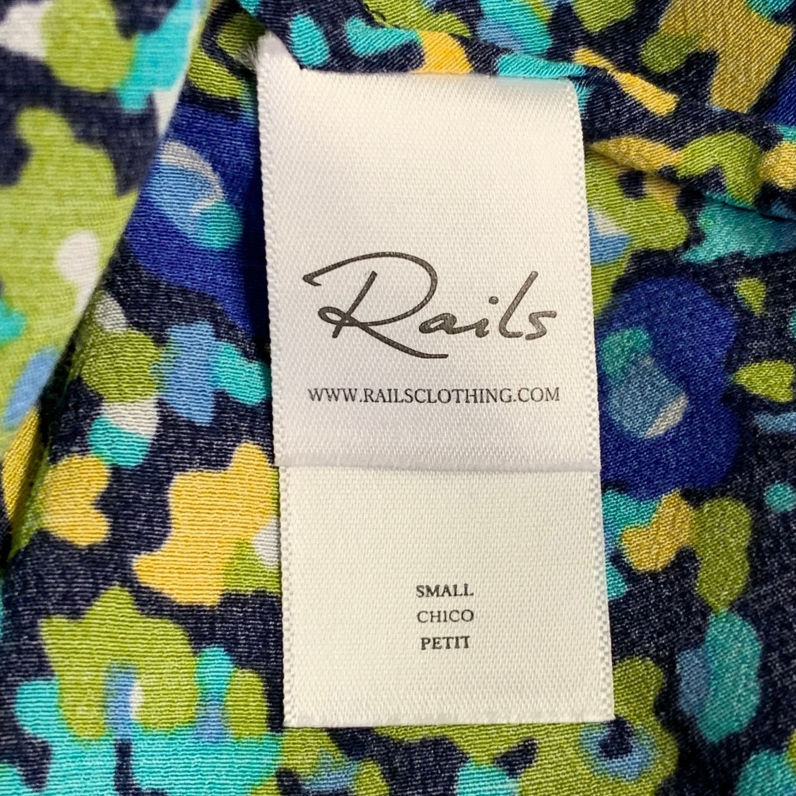 Rails Carmel Black Green Yellow Rayon Blend Floral Cutout Midi Size S / US 4 / IT 40 - 7 Thumbnail