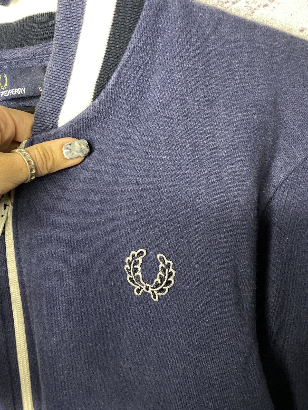 Fred Perry Men's Fred Perry bomber jacket big logo Size S Size US S / EU 44-46 / 1 - 6 Thumbnail