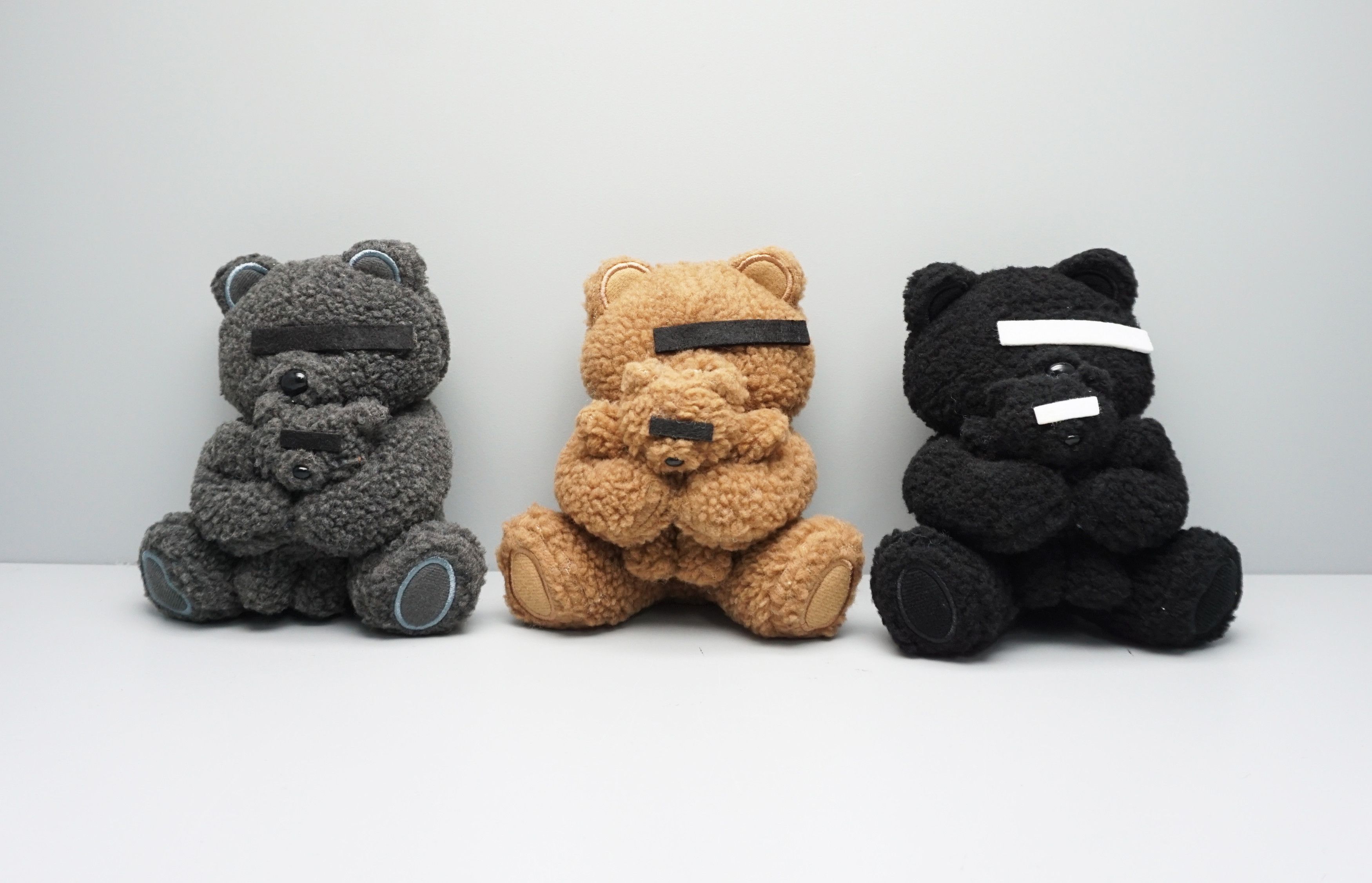 image of Undercover Bear Plush (Set Of 3), Men's