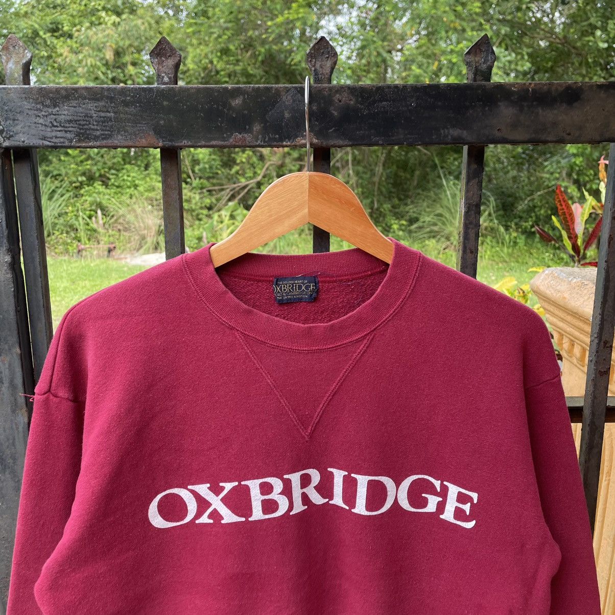Vintage 🔥Vintage Oxbridge Big Spellout Sweatshirts Size US M / EU 48-50 / 2 - 4 Thumbnail