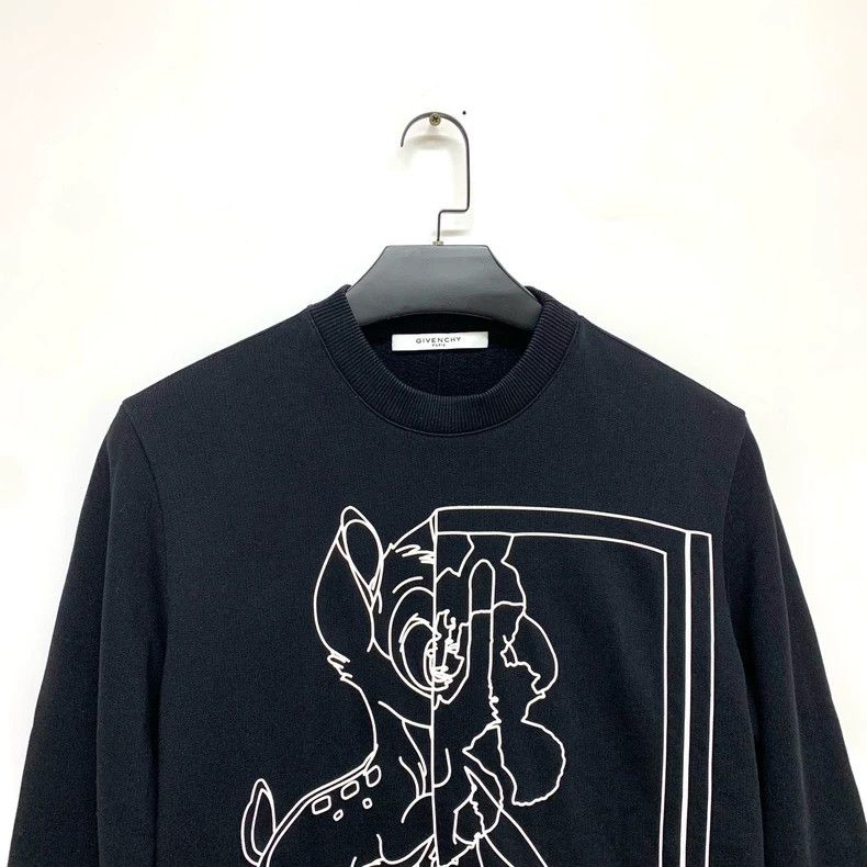 Givenchy Givenchy Classic Deer Sketch Hoodie 2506-Nextarrow Size US XL / EU 56 / 4 - 2 Thumbnail