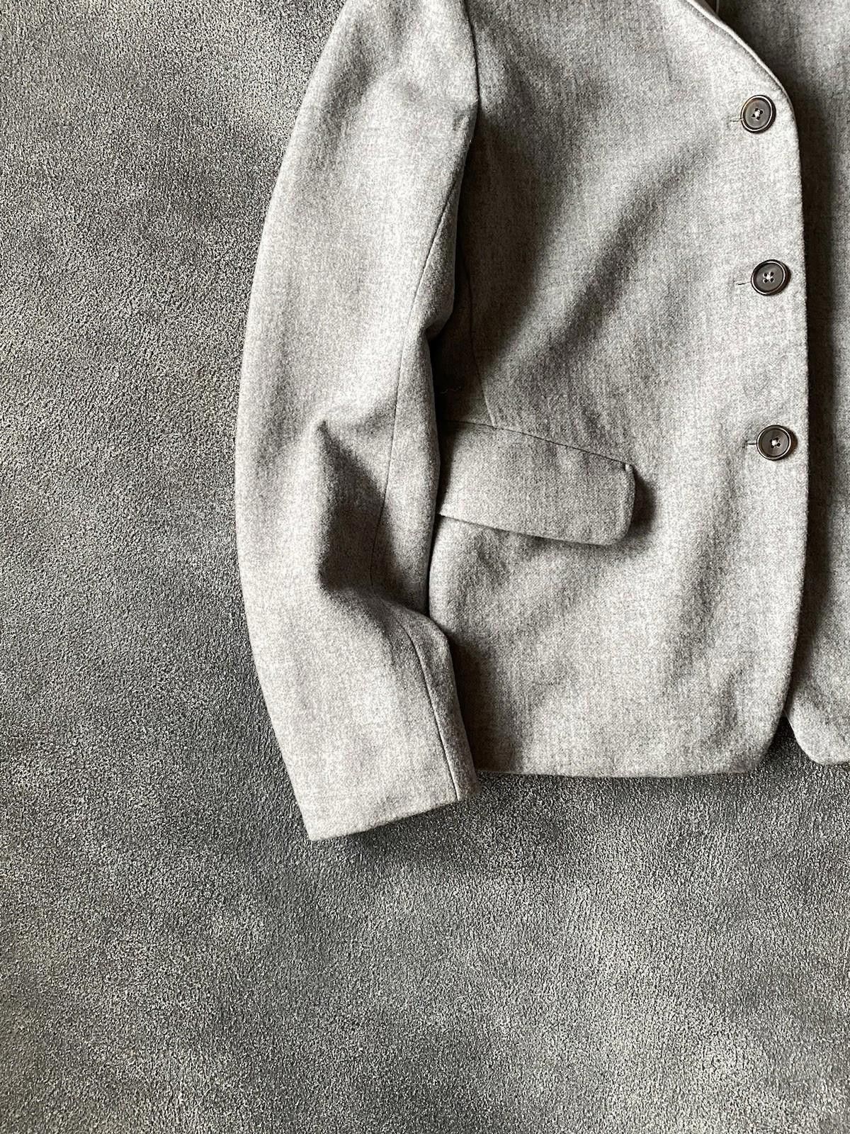 Jil Sander 2000s Jil Sander By Raf Simons Wool Tailored Blazer Jacket Size XS / US 0-2 / IT 36-38 - 4 Thumbnail