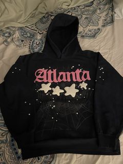 spider atlanta hoodie navy set｜TikTok Search