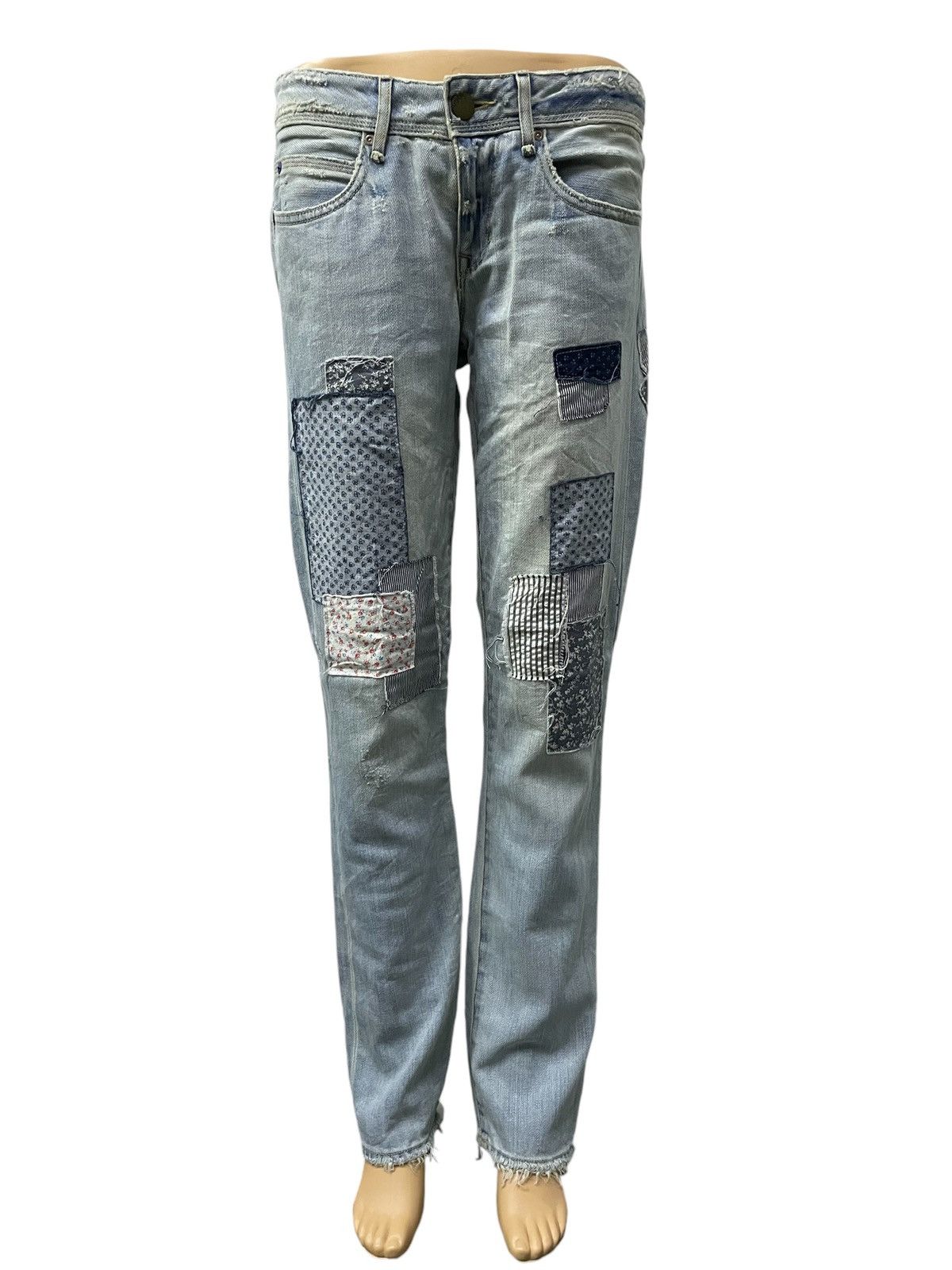 Designer × Japanese Brand Gap 1969 Summer Wear Soft Distress Denim Kapital Boro Style Size US 31 - 3 Thumbnail