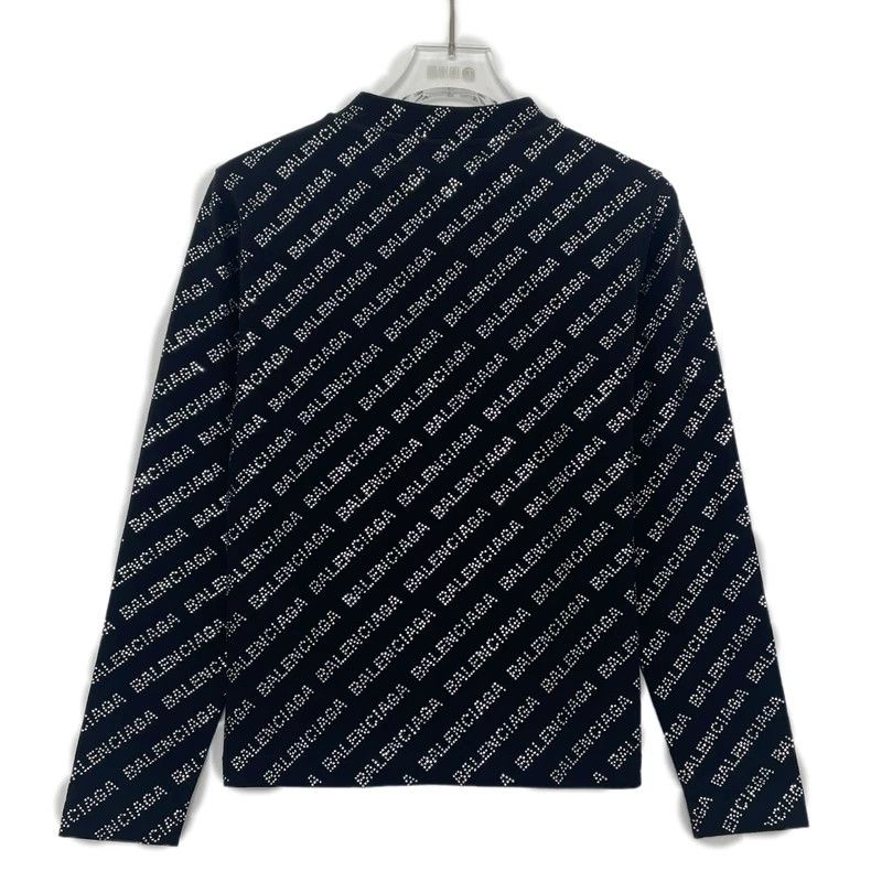 Balenciaga Balenciaga Logo Letter Sequin Casual Long Sleeve T-Shirt Size S / US 4 / IT 40 - 1 Thumbnail