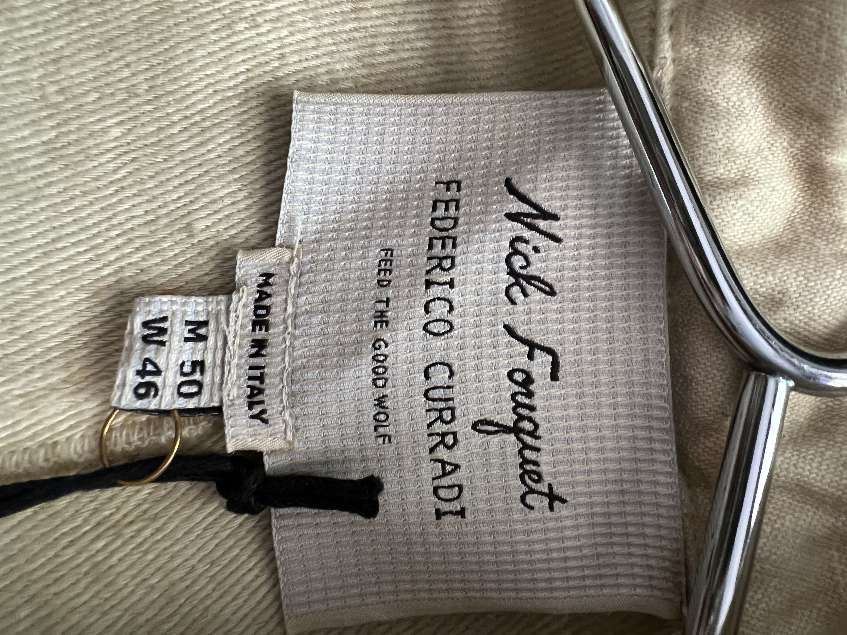 Federico Curradi Suit Blazer+Bermuda Linen Degradè Size 42R - 13 Thumbnail