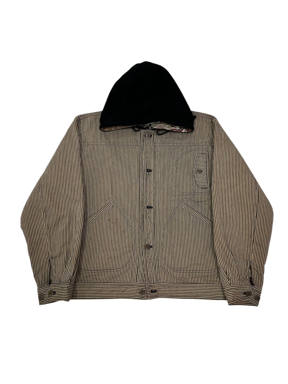 Japanese Brand × PERSON'S × Vintage Vintage Person's Reversible Hooded Full Zipper Jacket Size US M / EU 48-50 / 2 - 4 Thumbnail